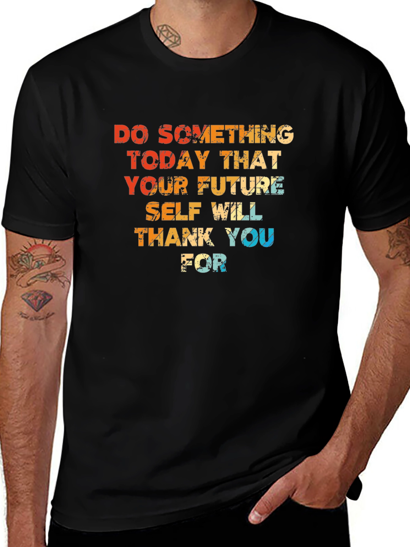 Variant 12 of Inspirational Future Self T-Shirt: Do Something Today