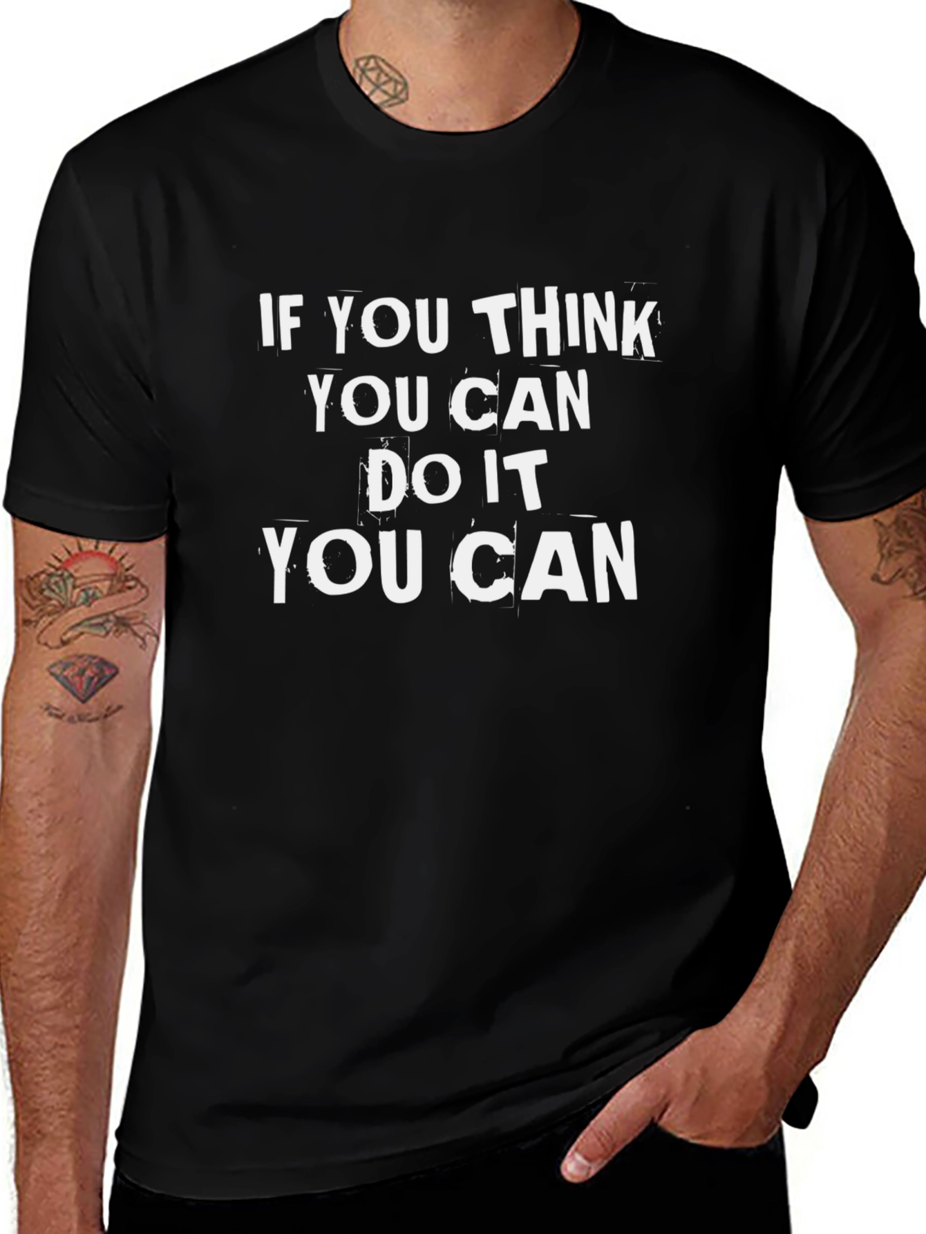 Variant 16 of Motivational T-Shirt: If You Can Do It, You Can!