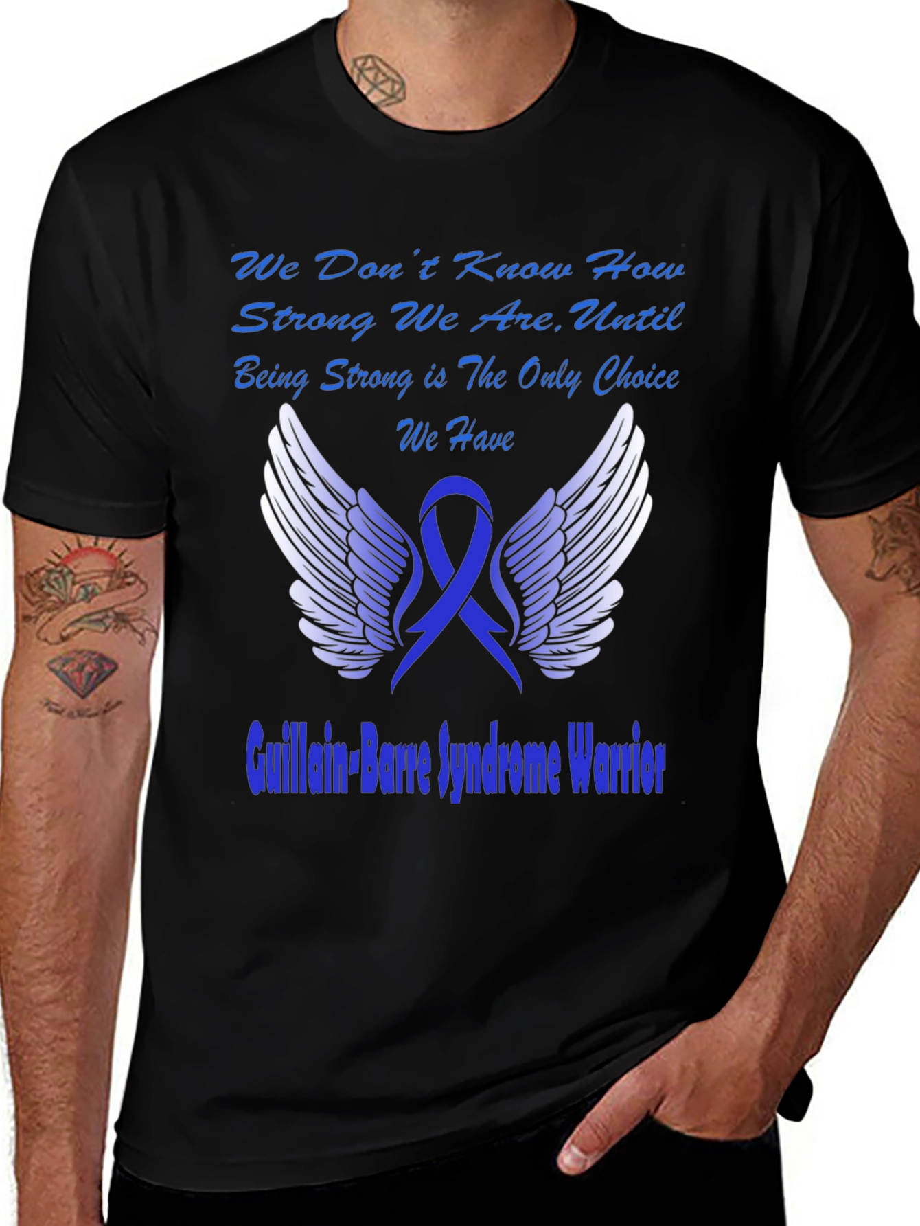 Variant 20 of Guillain-Barre Syndrome Warrior T-Shirt