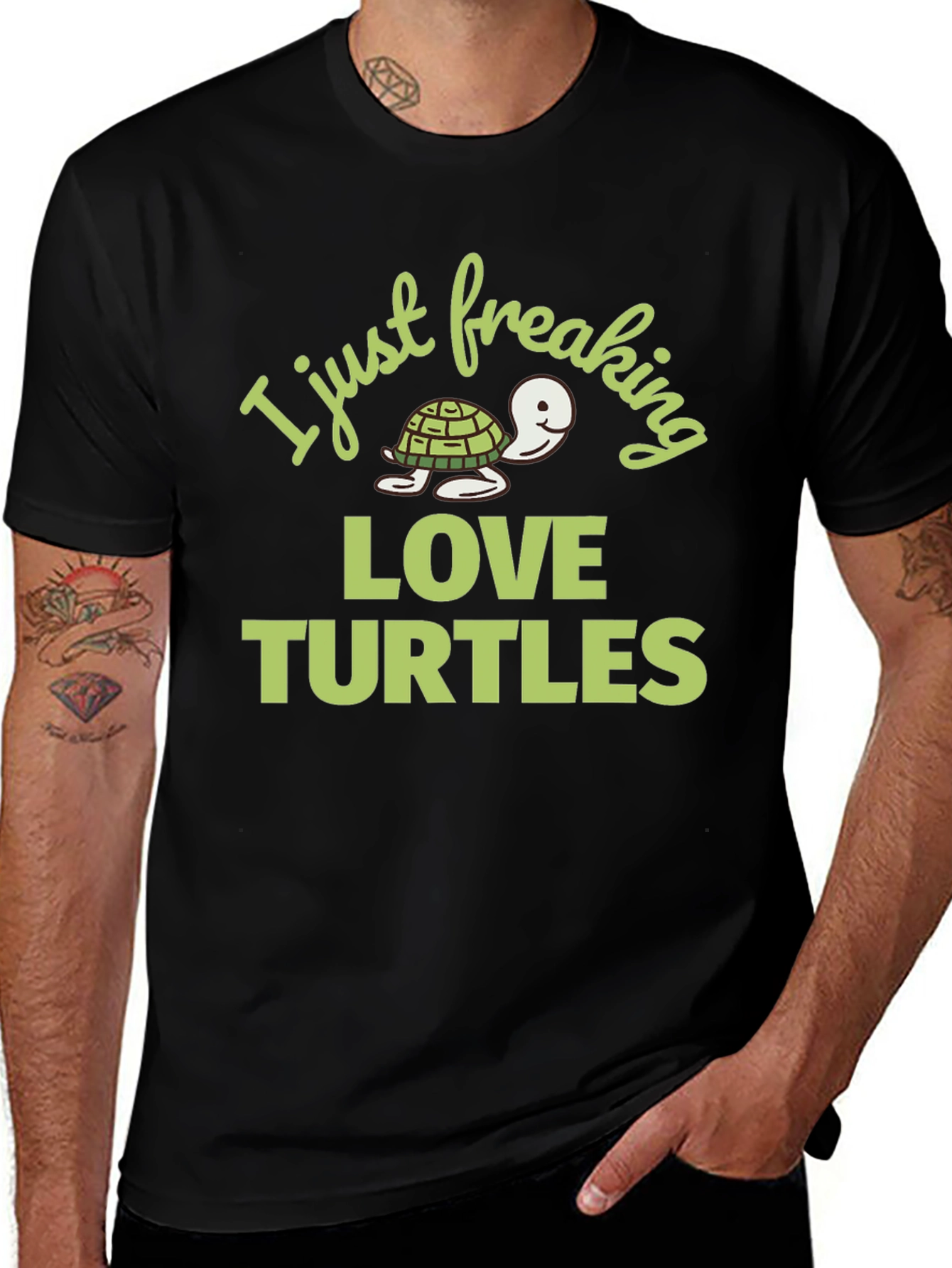 Variant 5 of I Just Freaking Love Turtles T-Shirt