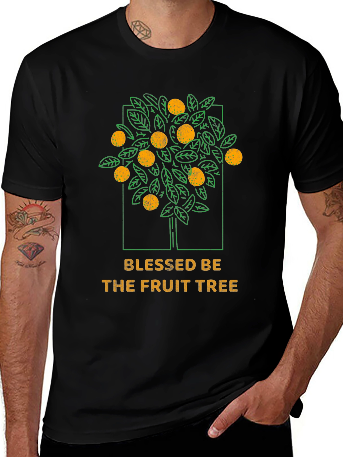 Variant 8 of Blessed Fruit Tree Graphic Tee