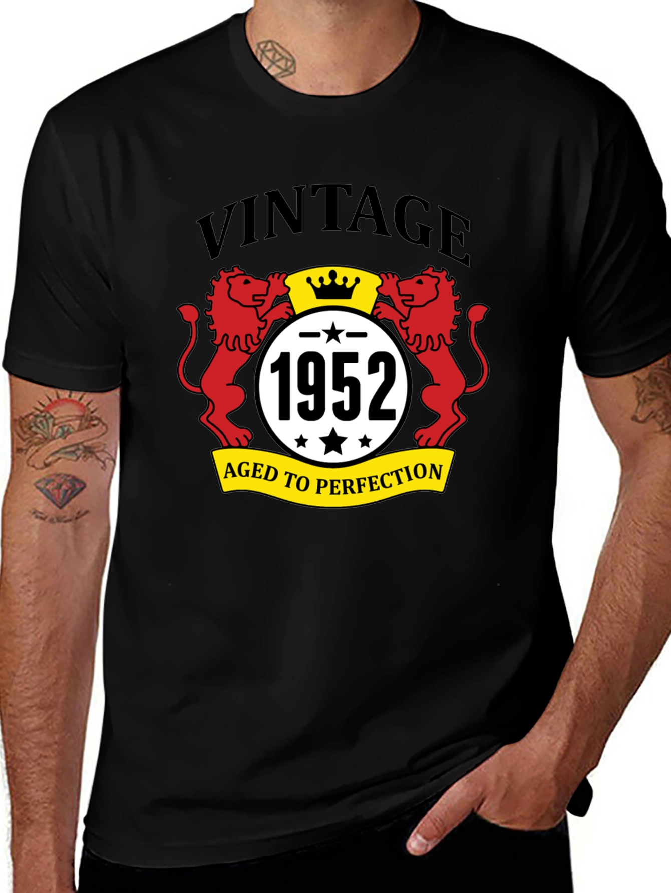 Variant 29 of Vintage 1952 Aged to Perfection T-Shirt