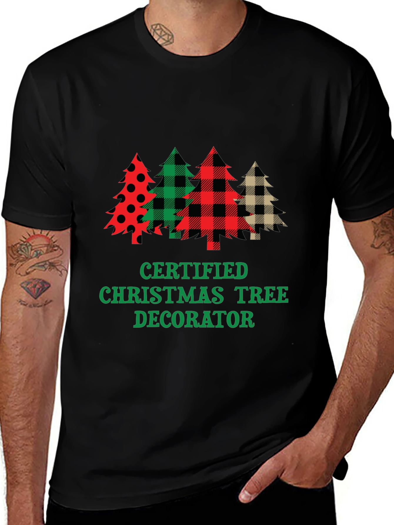 Christmas Tree Decorator T-Shirt - Holiday Festive