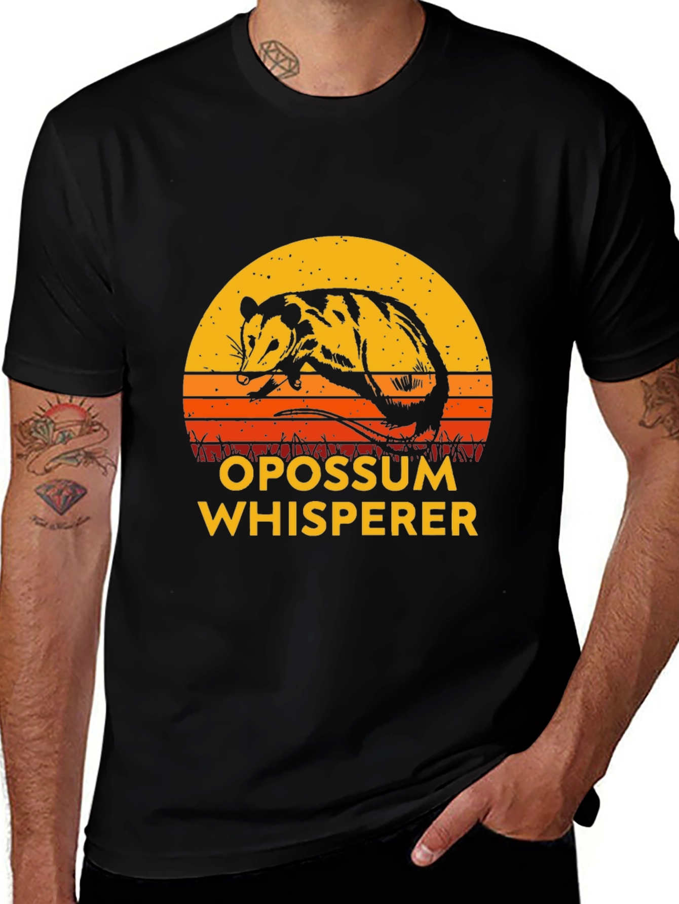 Variant 29 of Opossum Whisperer Graphic T-Shirt