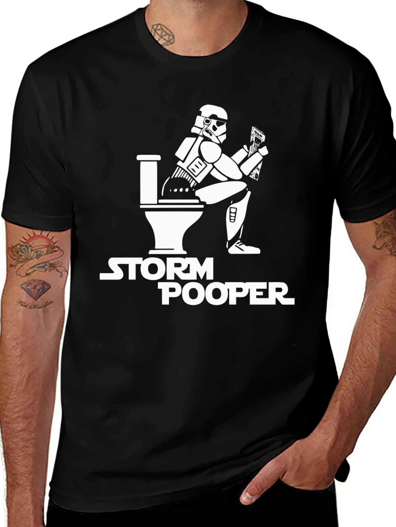 Storm Pooper T-Shirt - Star Wars Inspired Funny Tee