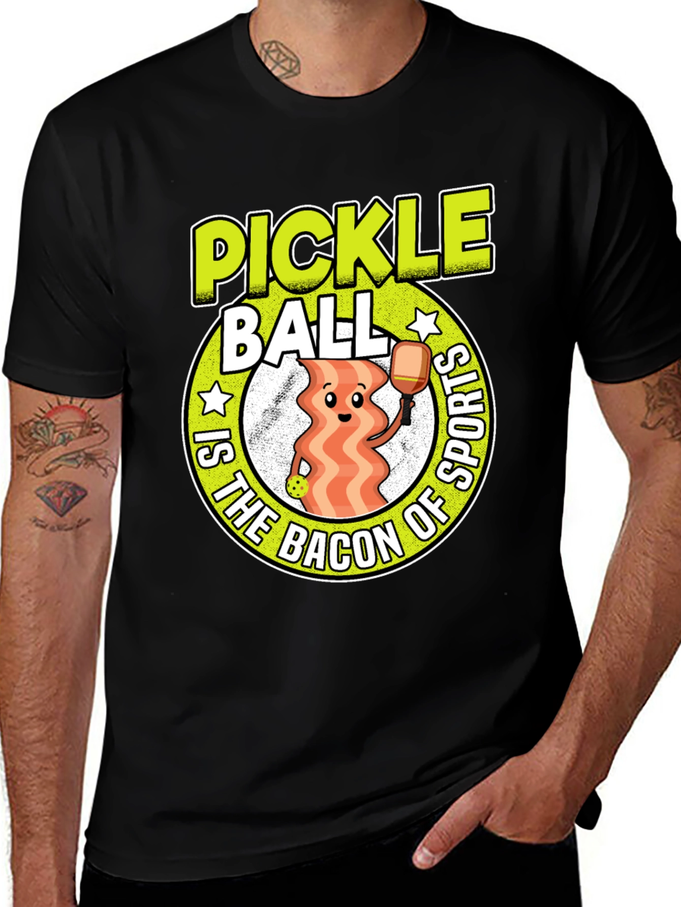 Variant 28 of Pickleball Bacon of Sports T-Shirt