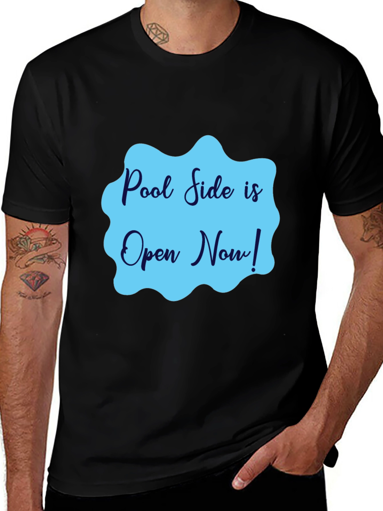 Variant 7 of Pool Side is Open Now! Graphic Tee