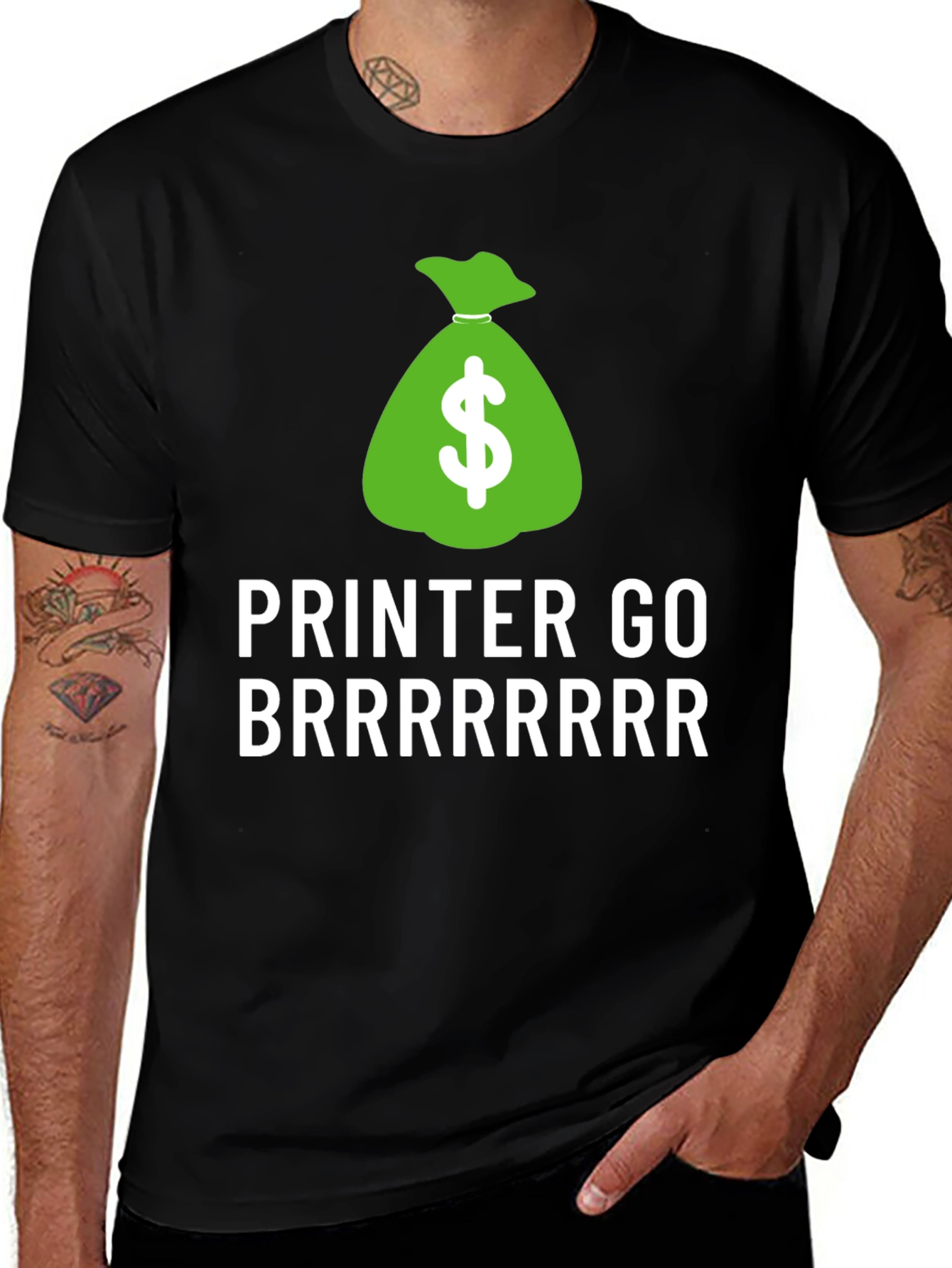 Variant 2 of Money Printer Go Brrrrrr T-Shirt