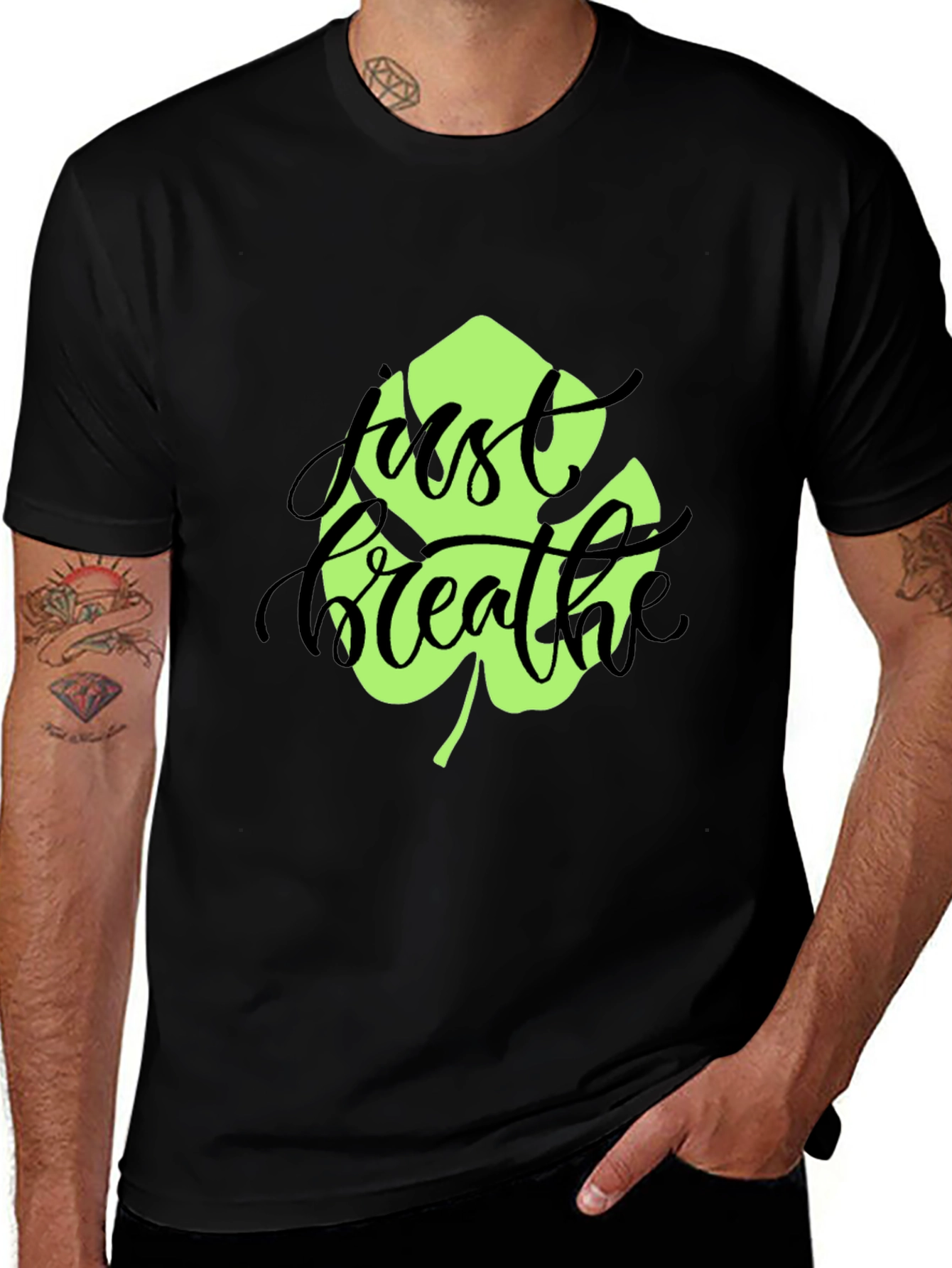 Variant 14 of Just Breathe Graphic Tee - Relaxed Fit