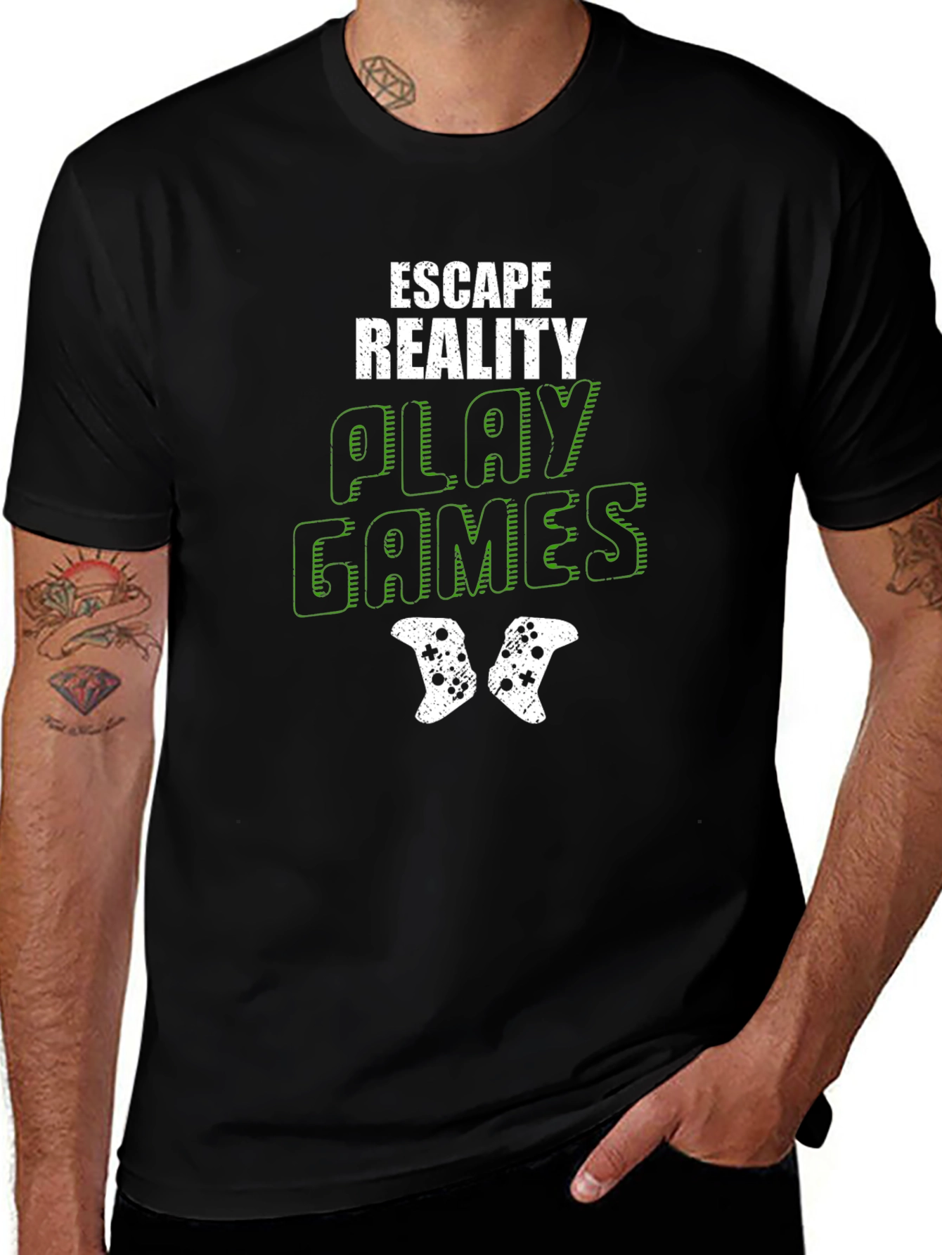 Variant 26 of Escape Reality Play Games Black T-Shirt