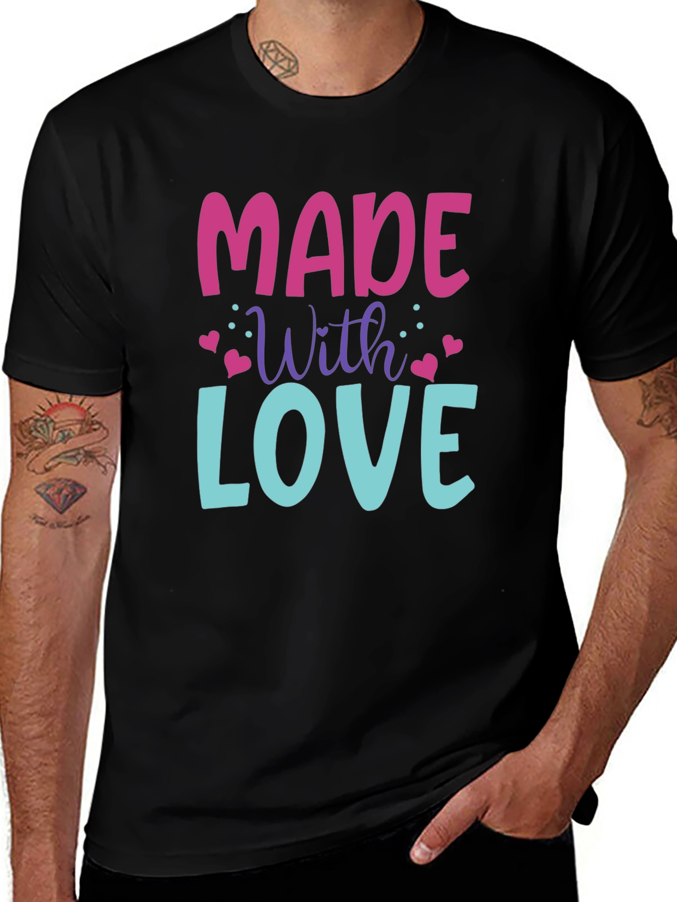 Variant 30 of Made With Love Graphic Tee