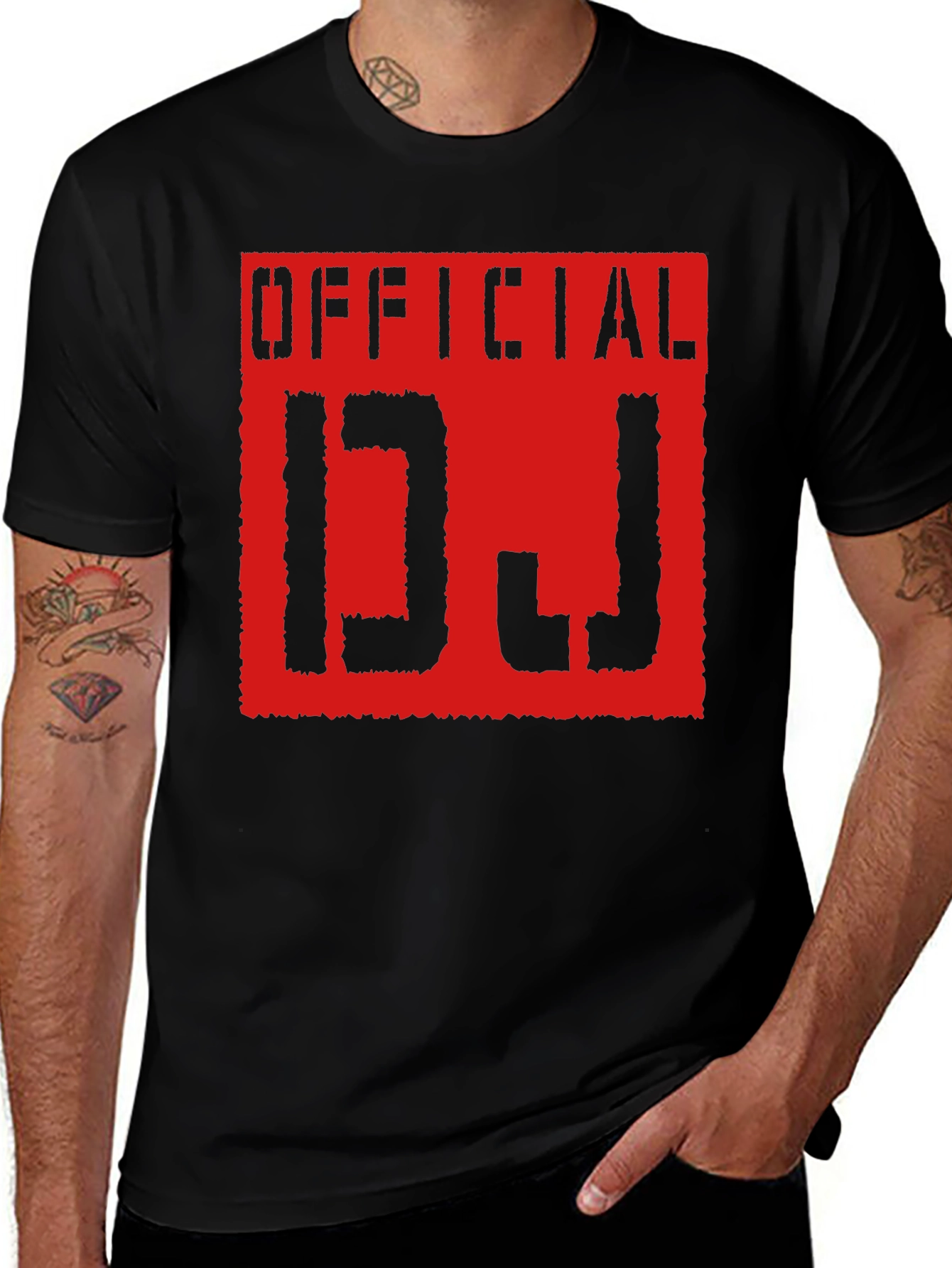 Official DJ Graphic Tee - Black