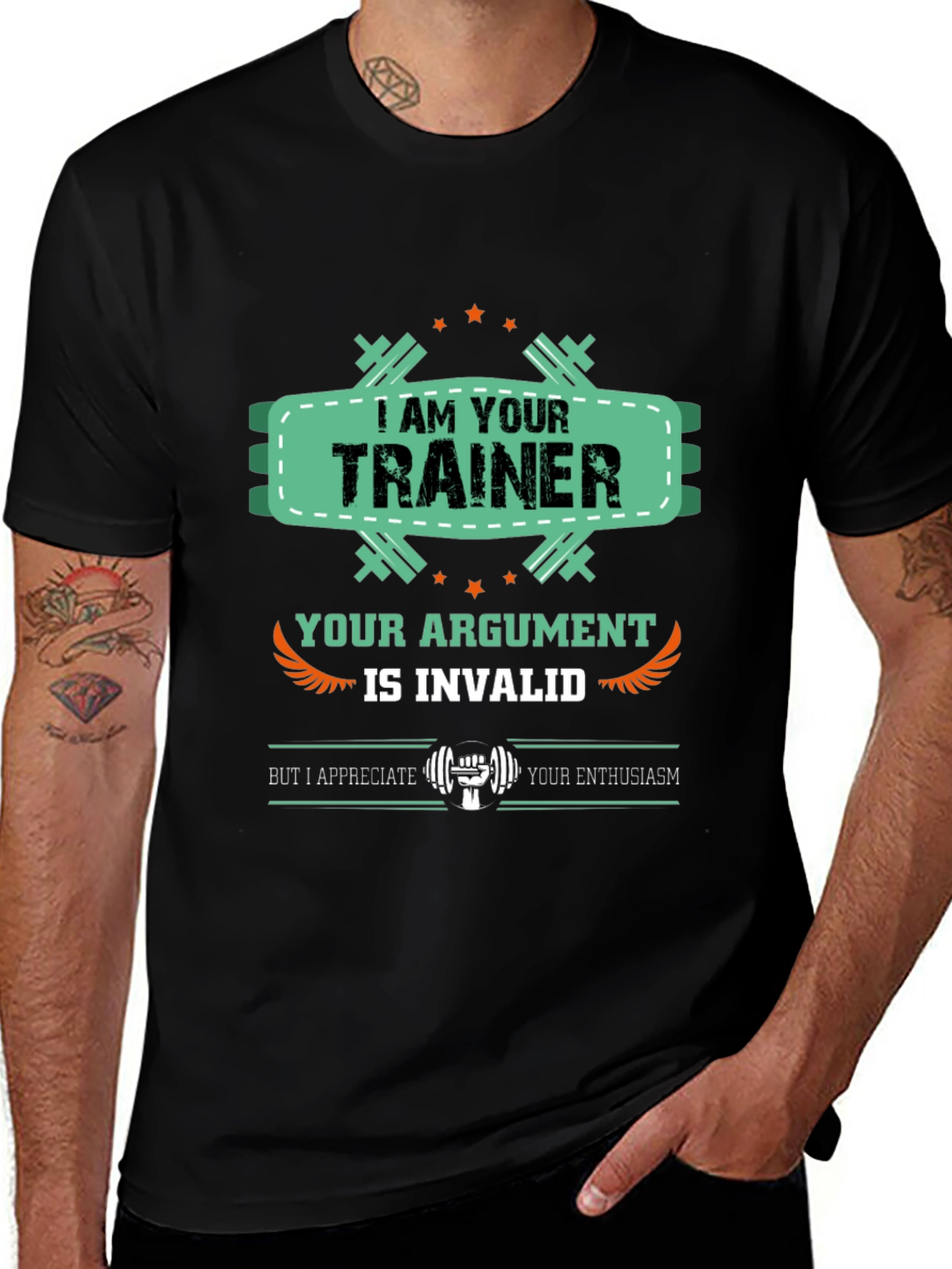 Variant 12 of I Am Your Trainer Gym T-Shirt