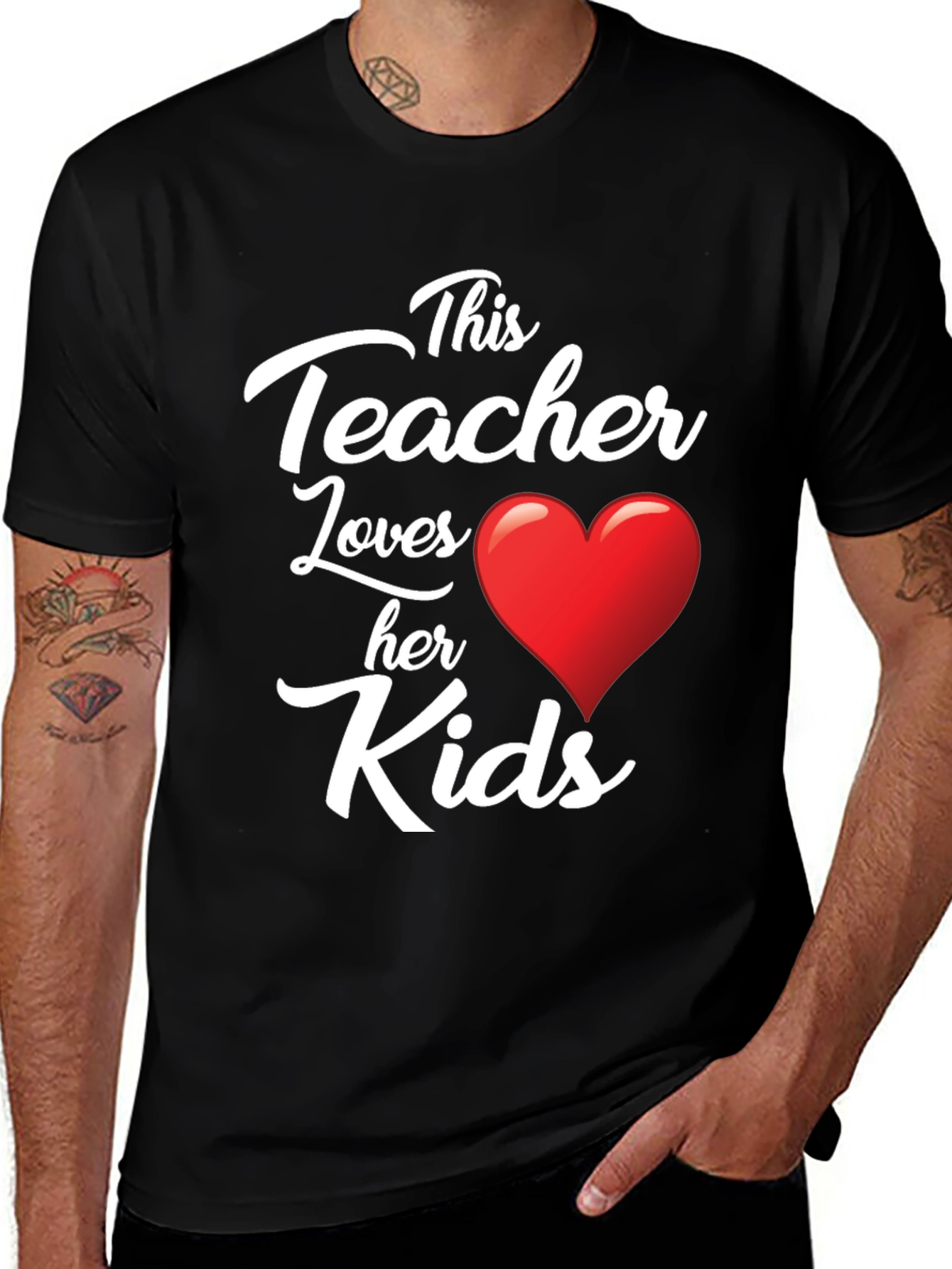 Variant 8 of This Teacher Loves Her Kids T-Shirt