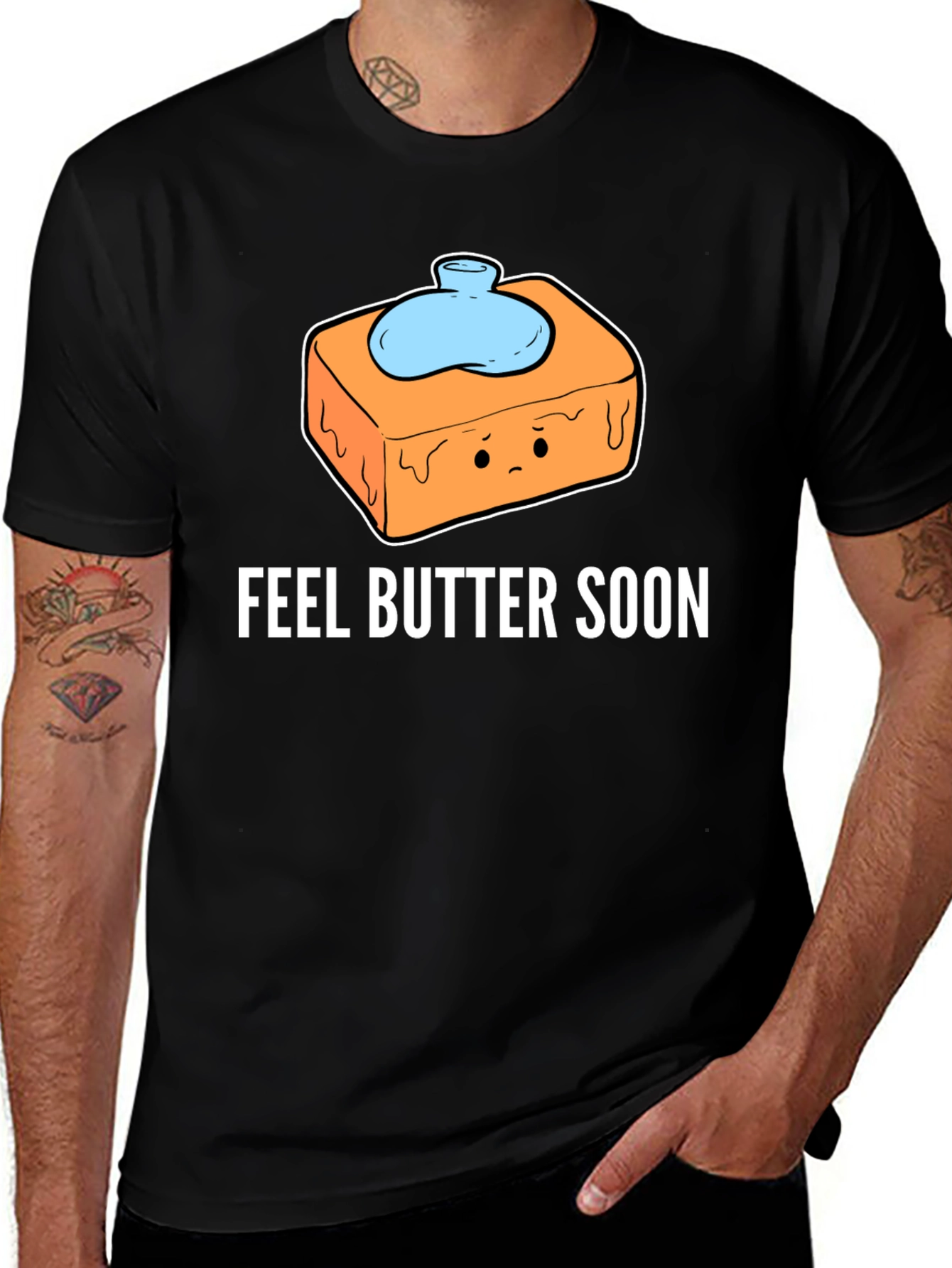 Variant 19 of Feel Butter Soon T-Shirt - Get Well Gift