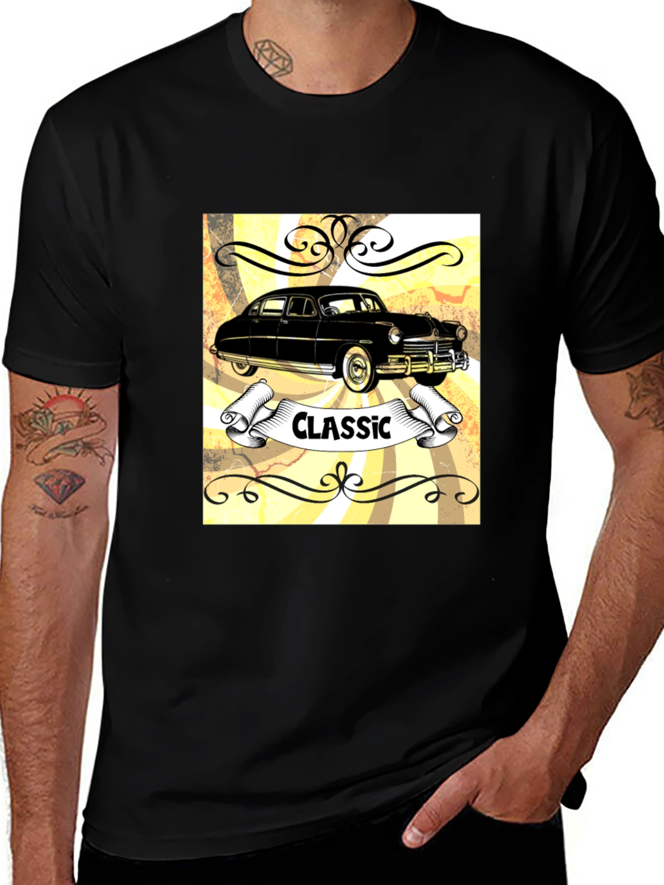 Variant 24 of Classic Car Graphic Tee - Vintage Auto Style T-Shirt