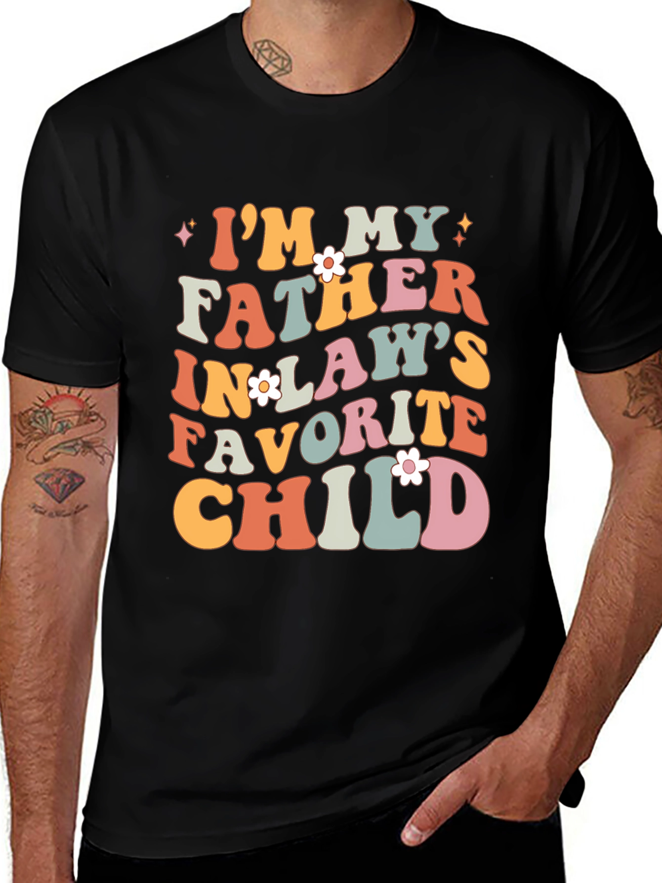 Variant 21 of Funny "Father-in-Law's Favorite Child" T-Shirt