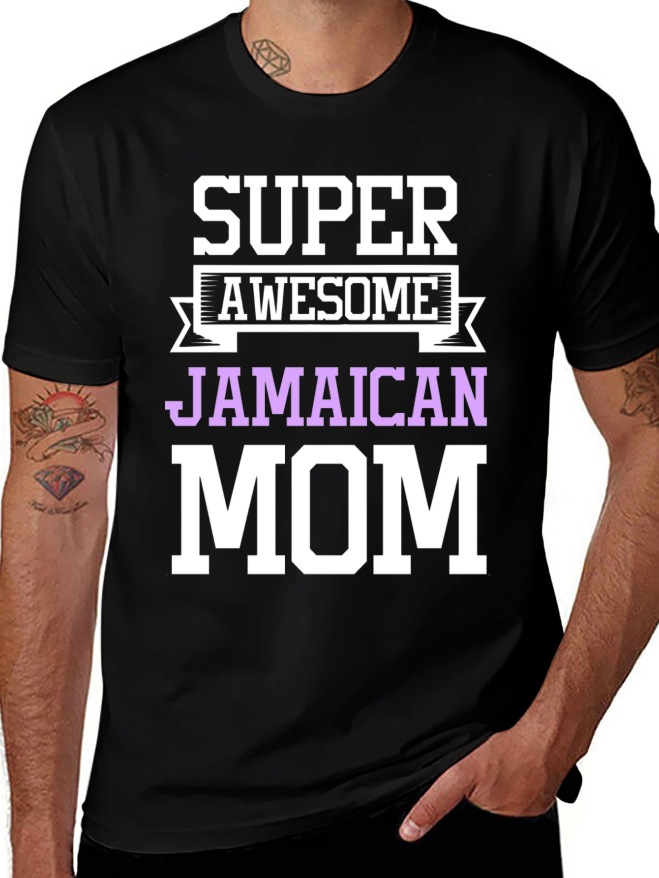 Super Awesome Jamaican Mom T-Shirt