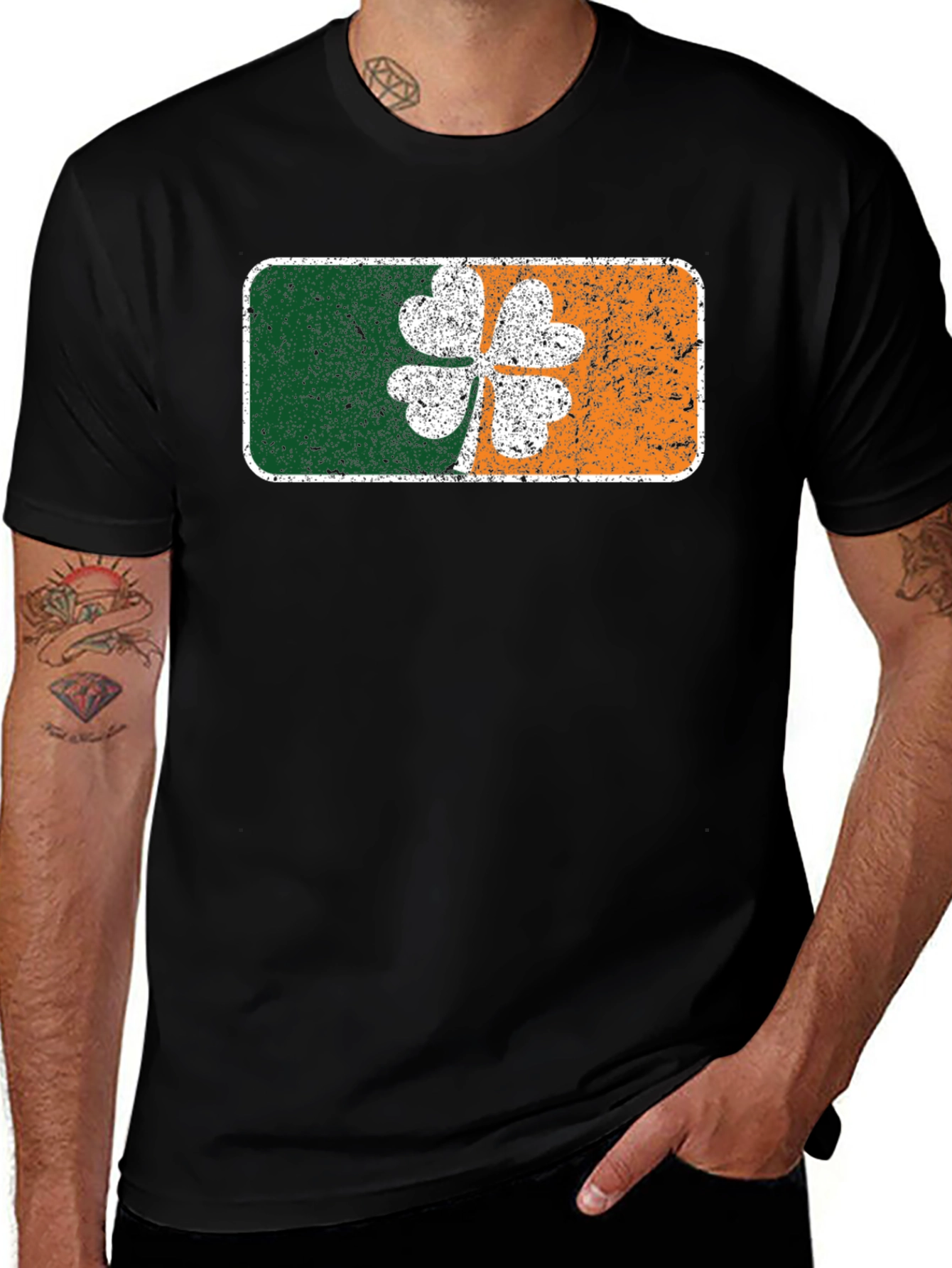 Variant 7 of Irish Shamrock Graphic Tee - St. Patrick's Day T-Shirt