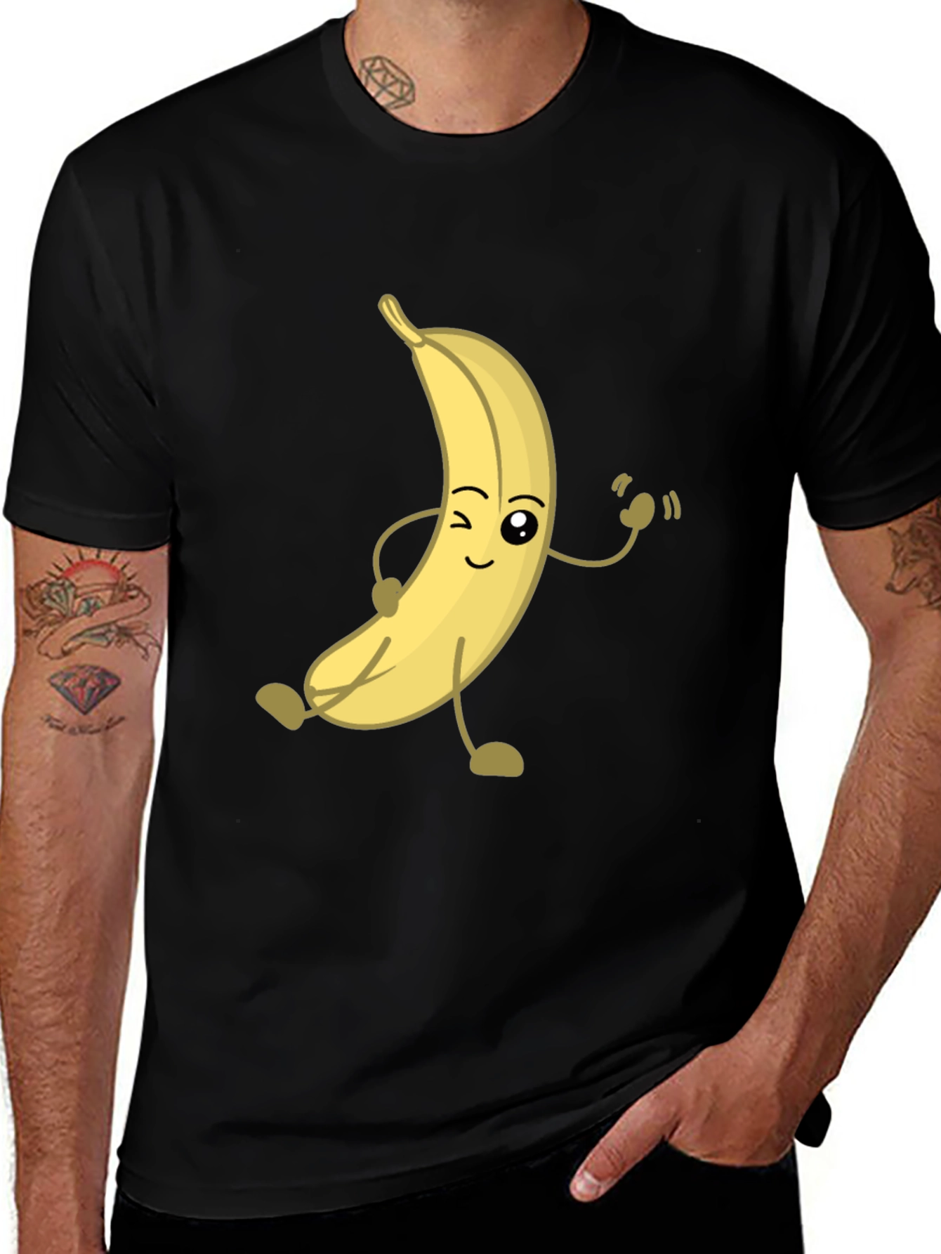 Variant 24 of Funny Banana Cartoon Graphic T-Shirt