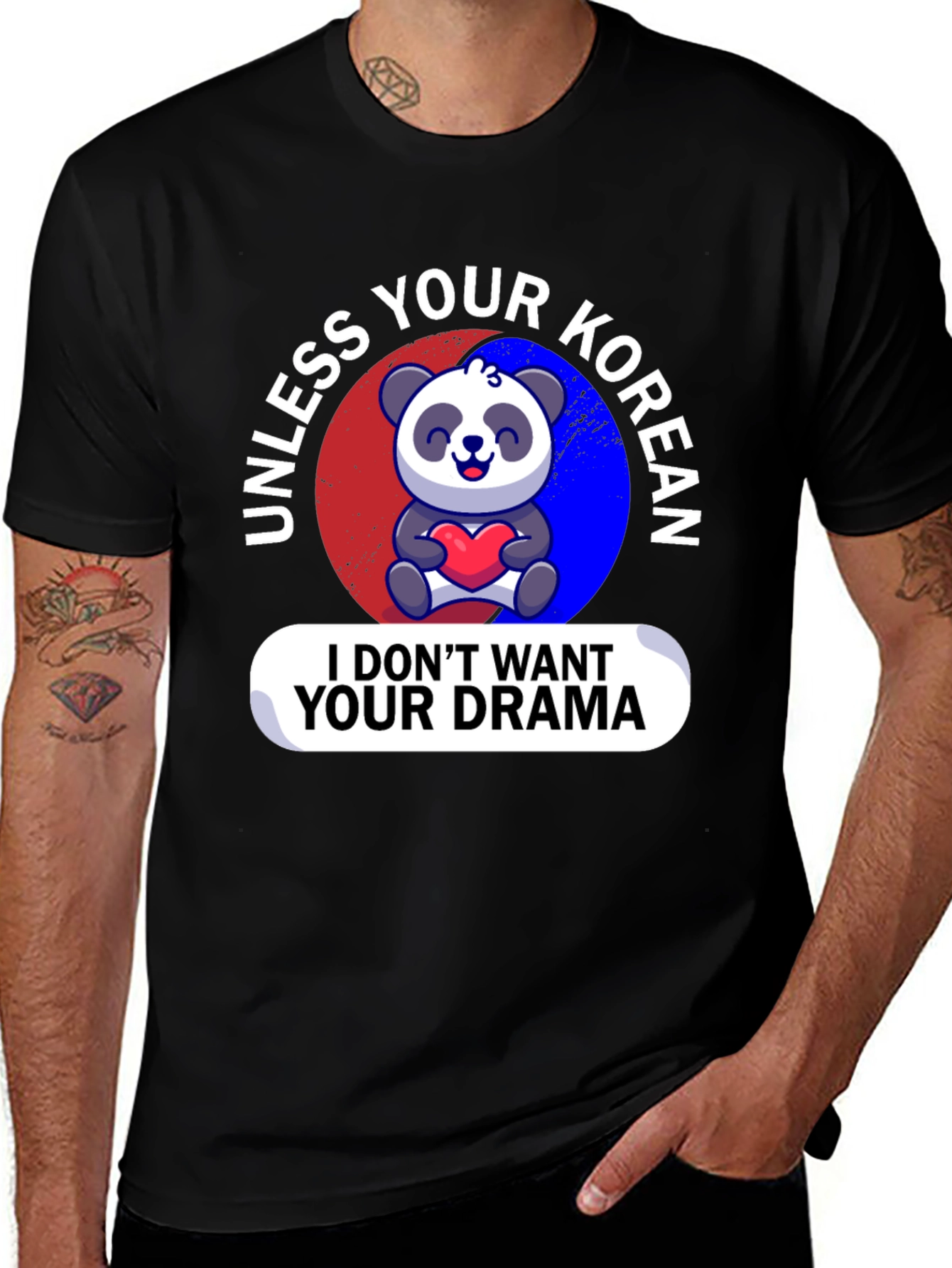 Variant 4 of Unless Your Korean Funny Graphic Tee