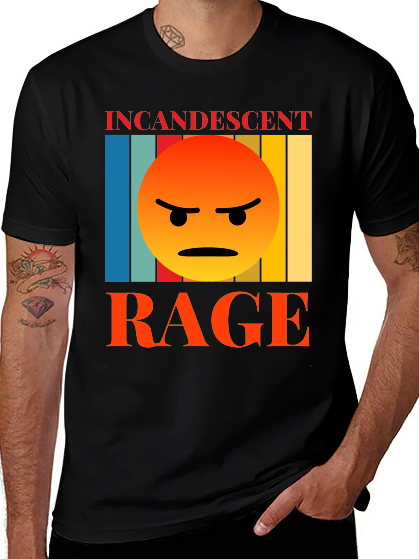 Variant 19 of Incandescent Rage Graphic T-Shirt