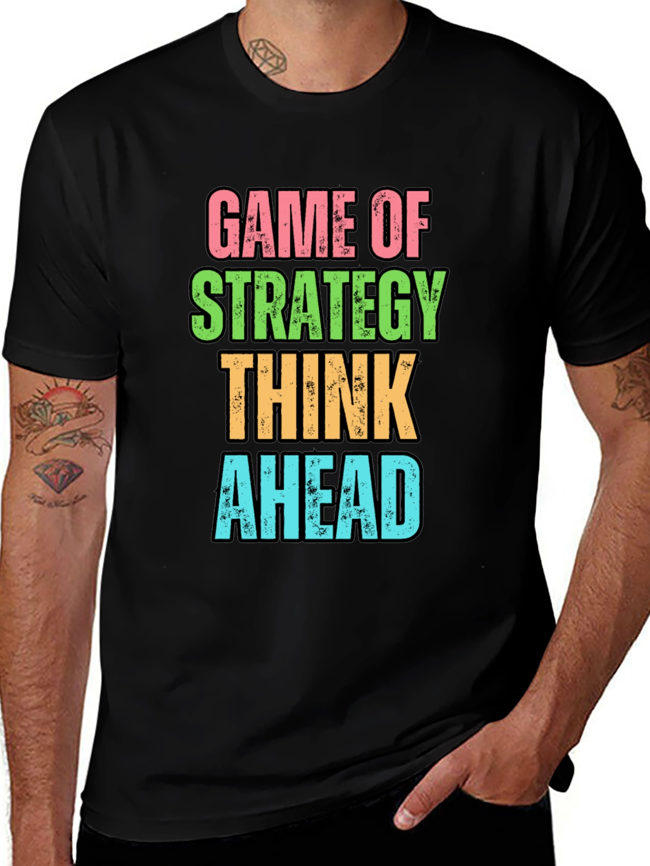 Variant 2 of Game of Strategy Think Ahead Graphic T-Shirt