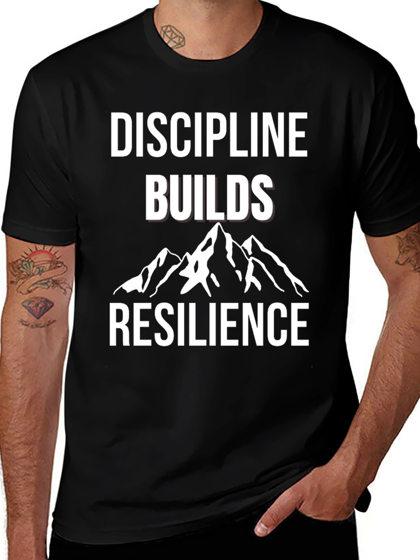 Variant 25 of Discipline Builds Resilience Graphic Tee