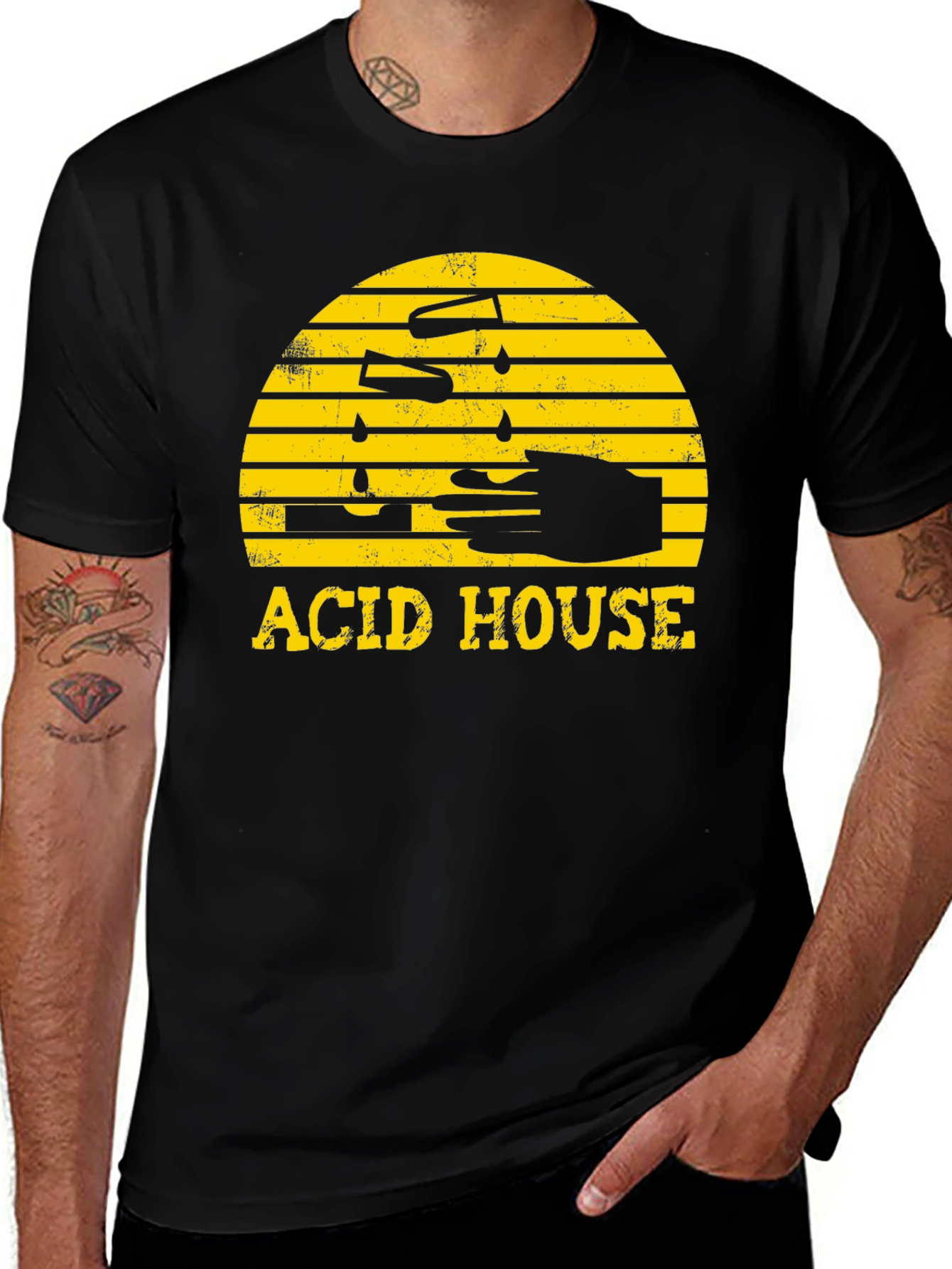 Acid House Black T-Shirt