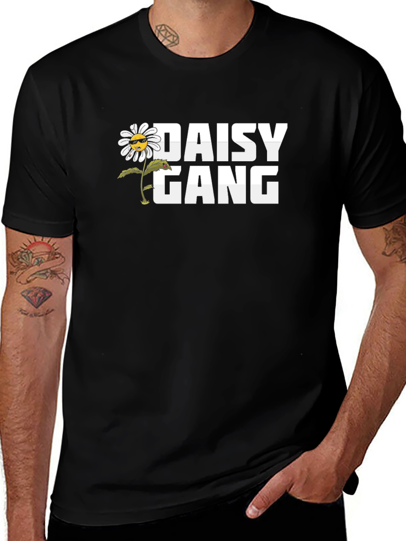 Variant 16 of Daisy Gang Black T-Shirt