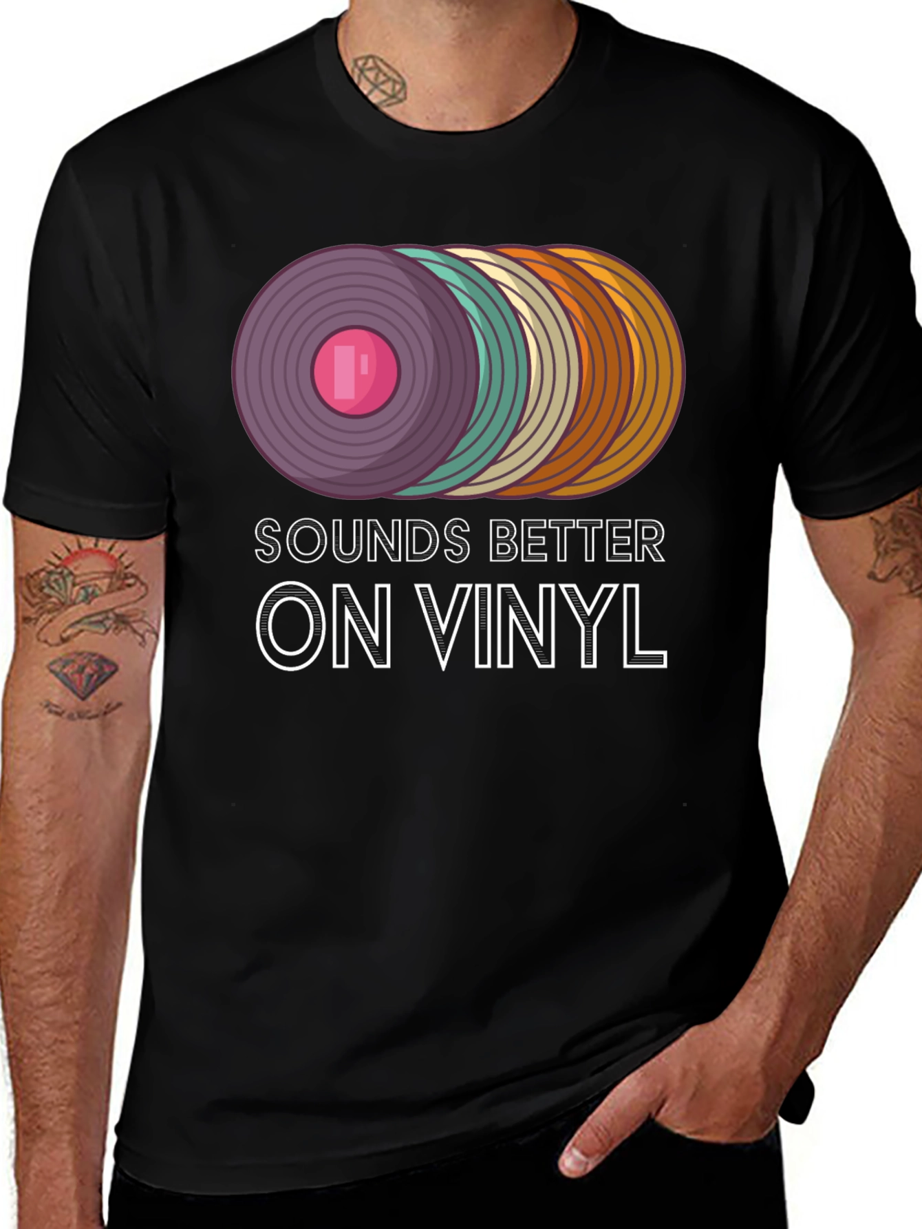 Variant 27 of Sounds Better On Vinyl Graphic Tee