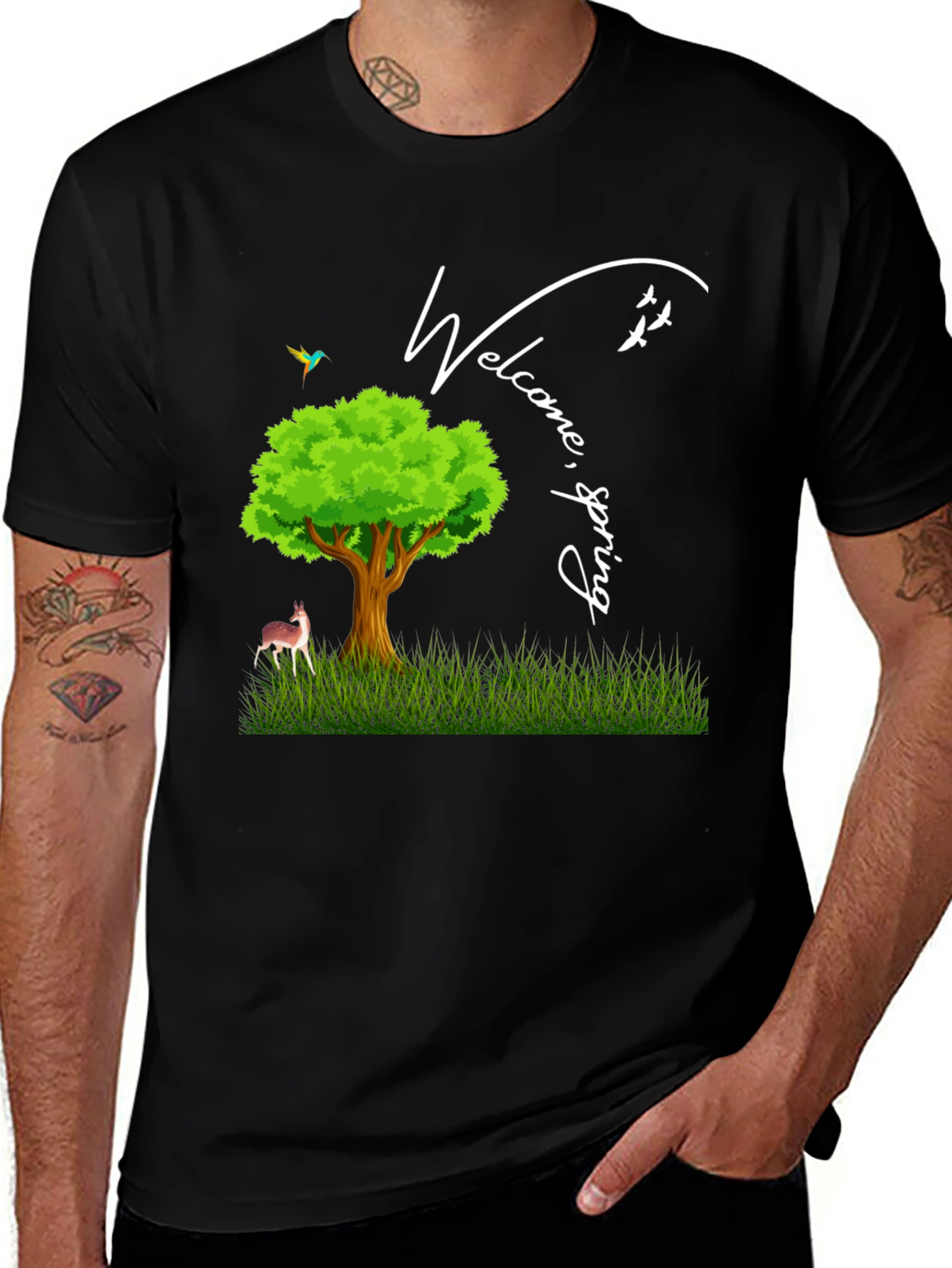Variant 15 of Welcome Spring Graphic T-Shirt