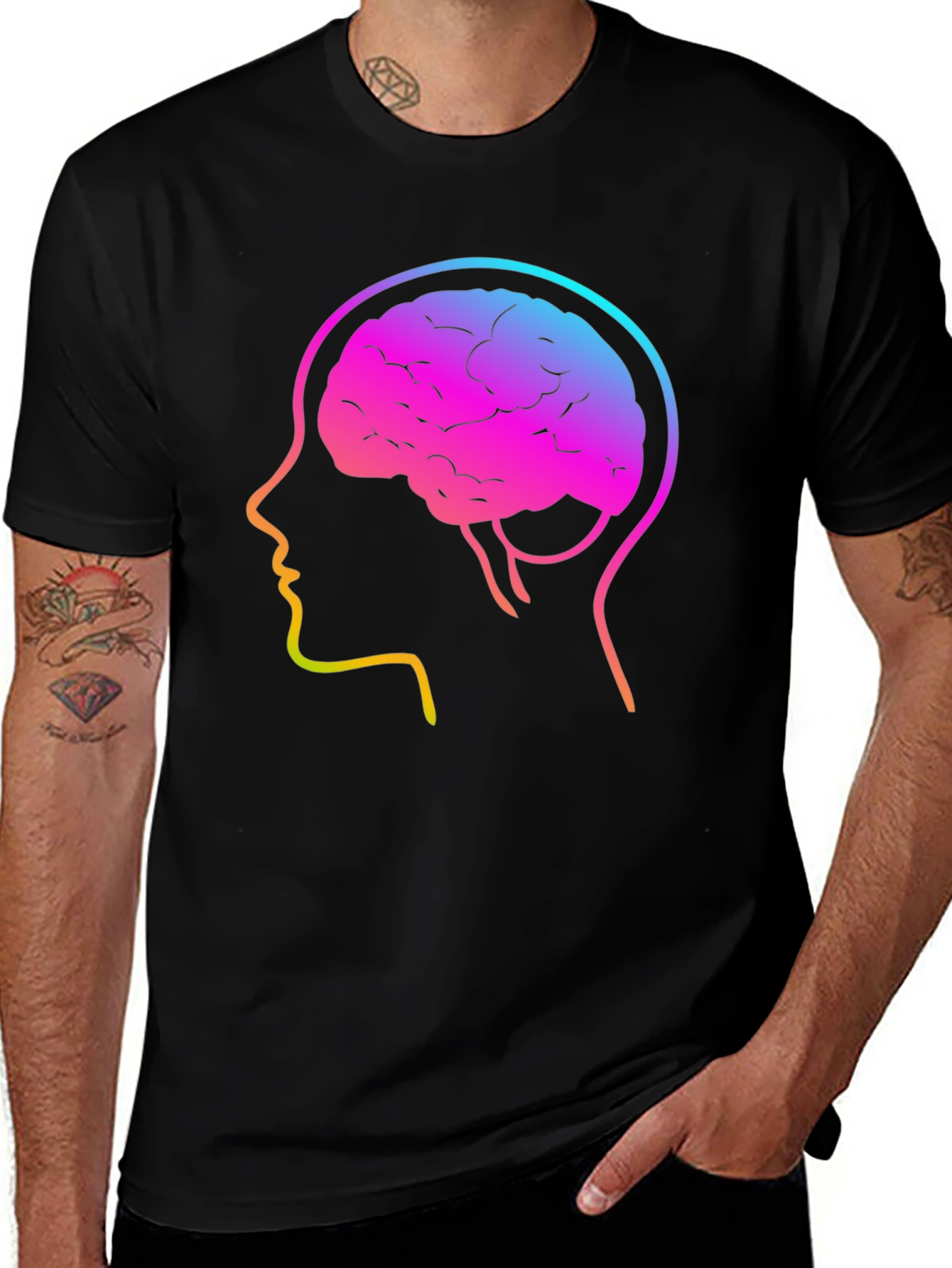 Variant 24 of Brain Power T-Shirt - Creative Mind Design