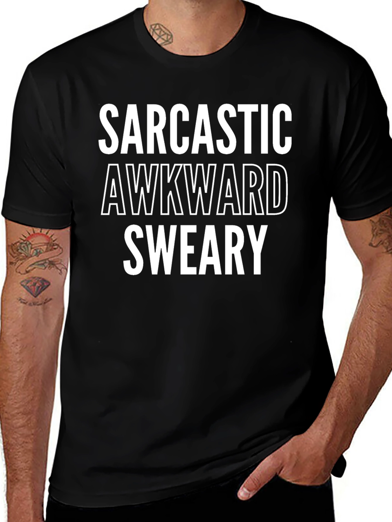 Variant 30 of Sarcastic Awkward Sweary Graphic Tee