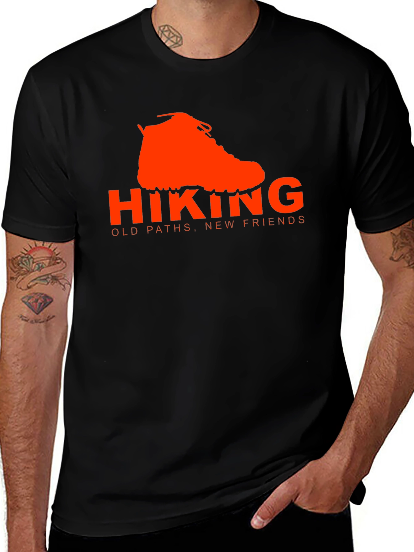 Variant 22 of Hiking Adventure Tee - Old Paths, New Friends