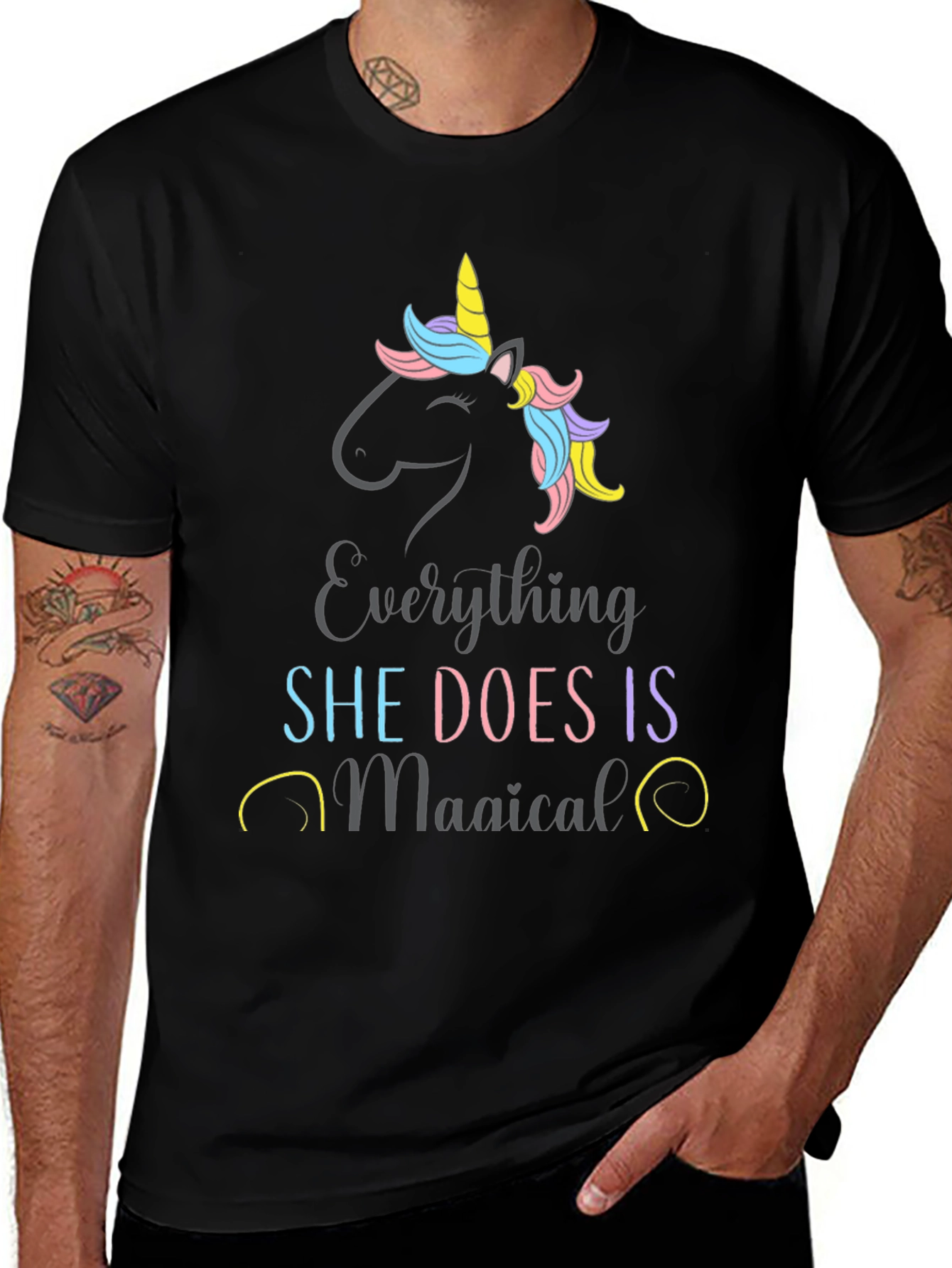 Everything She Does Is Magical Unicorn T-Shirt