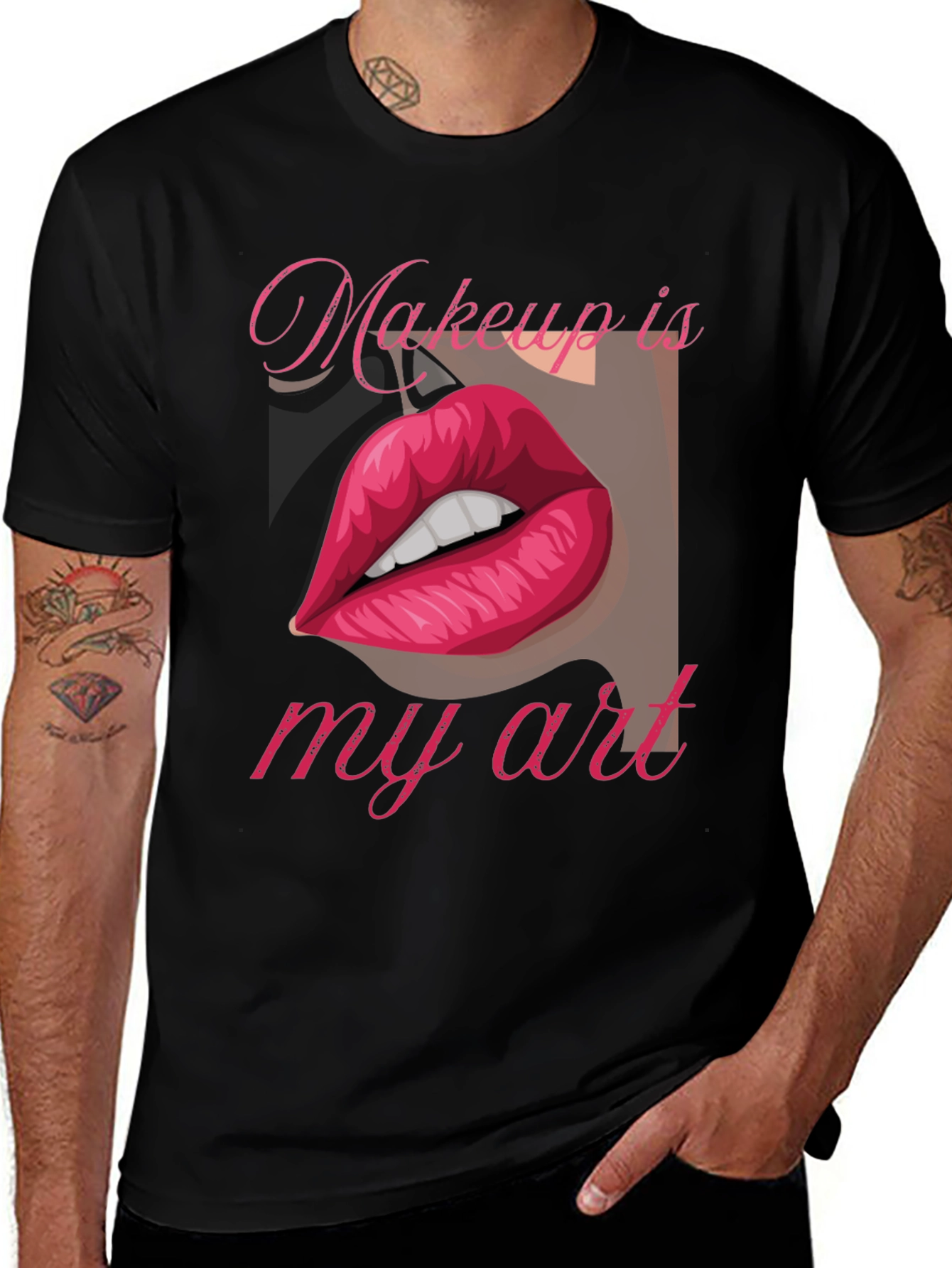 Variant 26 of Makeup Is My Art Graphic Tee - Stylish Unisex T-Shirt