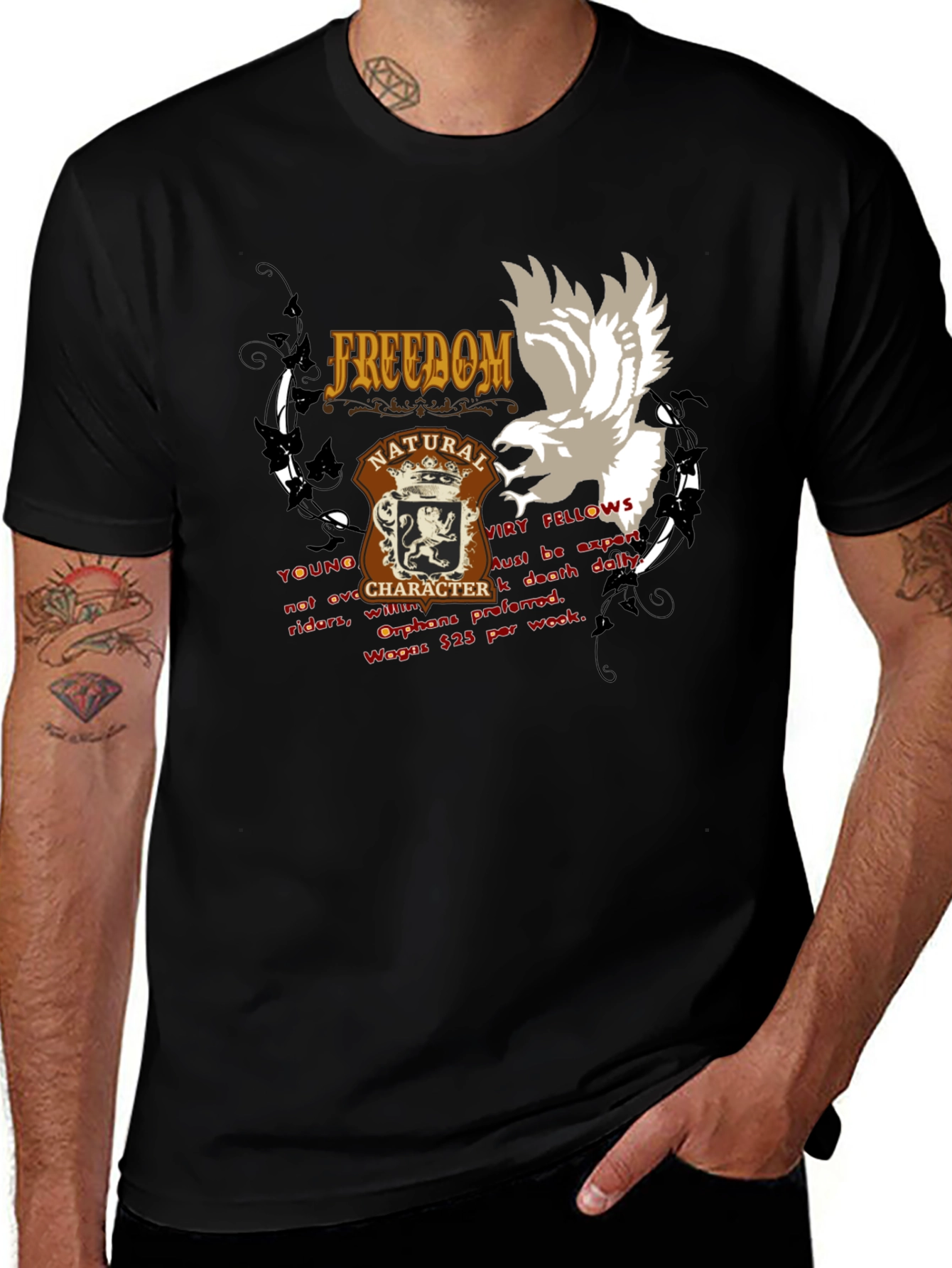 Variant 14 of Freedom Natural Character T-Shirt