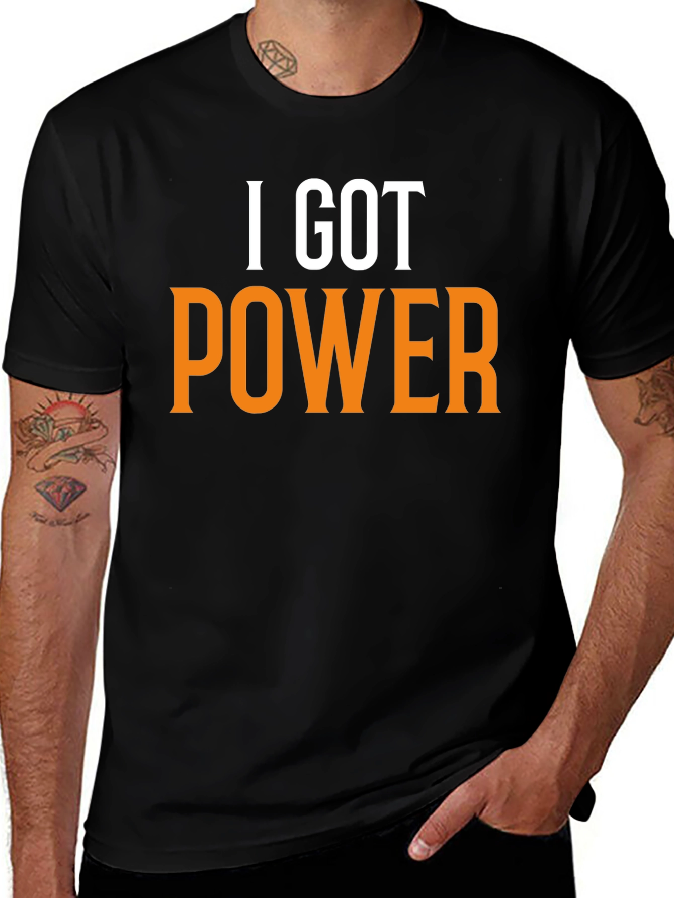 Variant 15 of I Got Power T-Shirt - Bold Graphic Tee