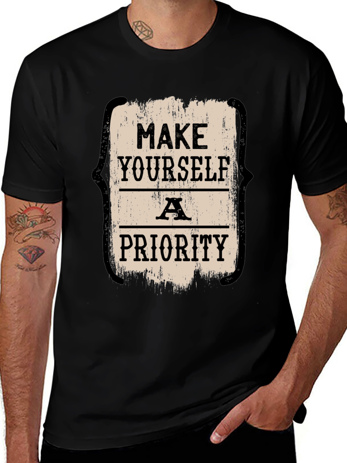 Variant 8 of Make Yourself a Priority Graphic Tee