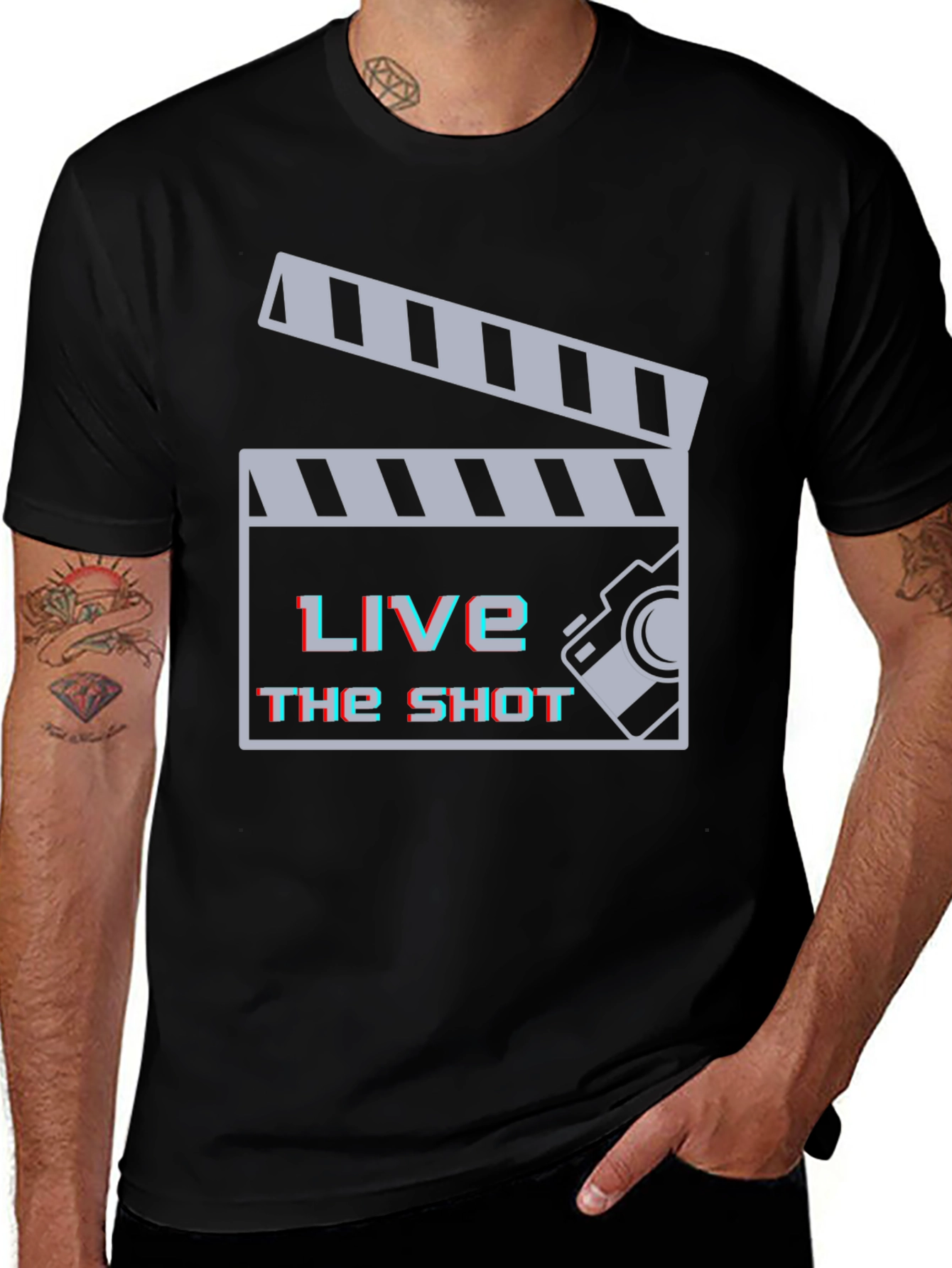 Variant 10 of Live the Shot T-Shirt - Filmmaker Edition