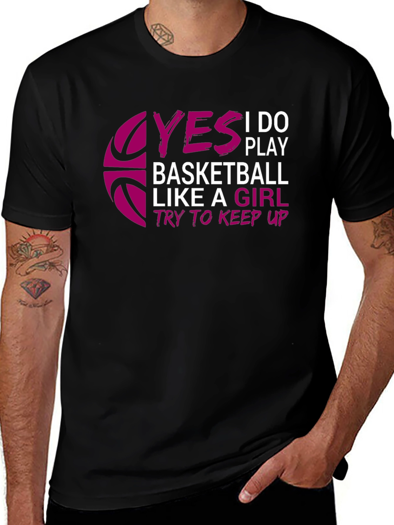 Variant 15 of Yes, I Do Play Basketball T-Shirt