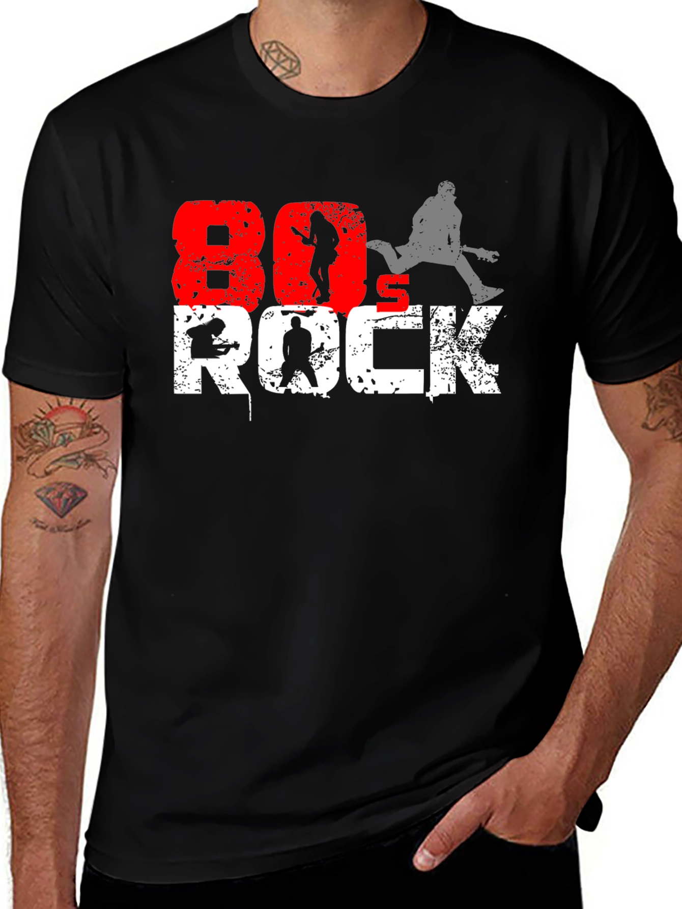 80s Rock Graphic T-Shirt - Retro Music Tee