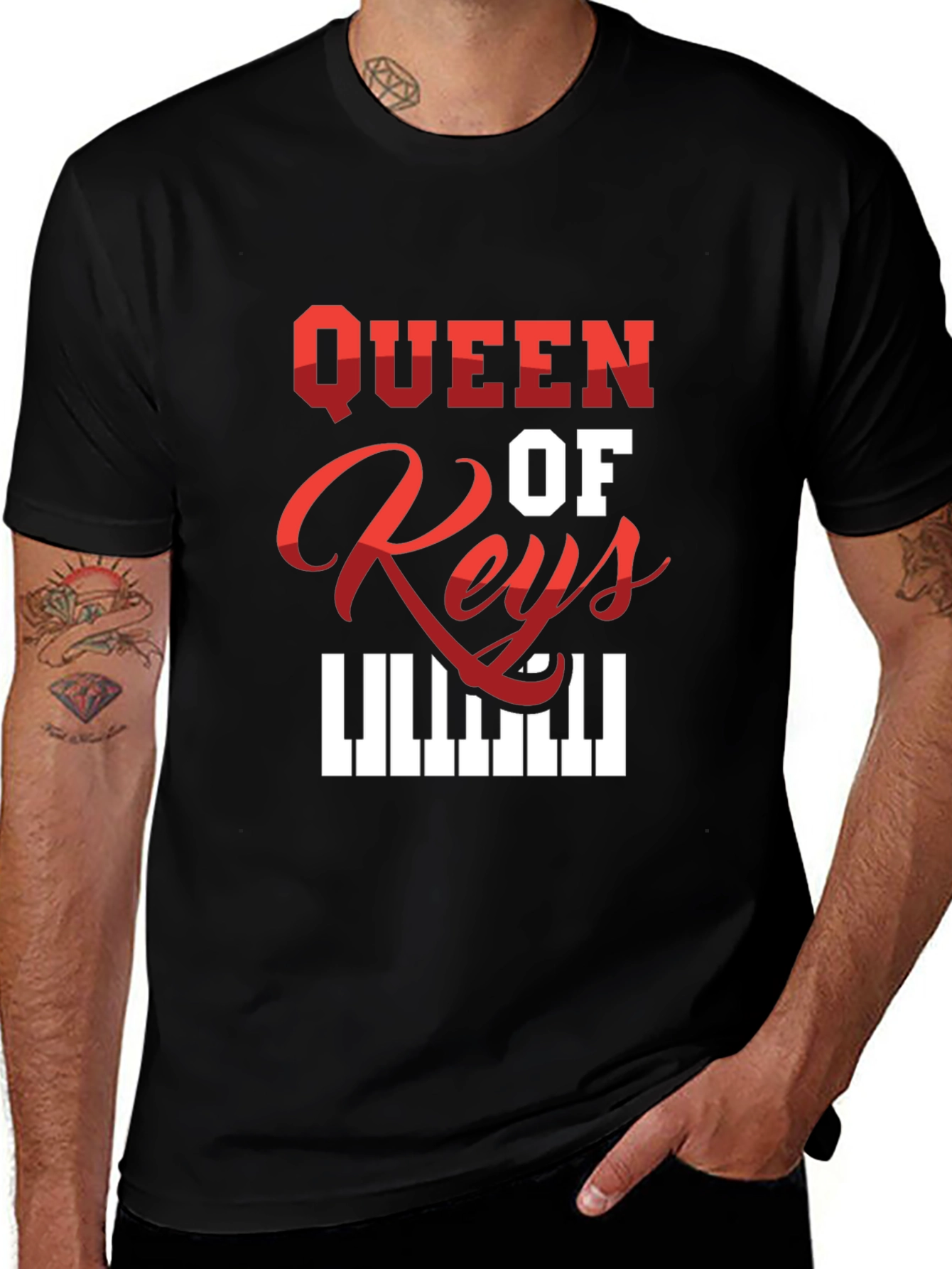 Queen of Keys T-Shirt - Music Lover Tee