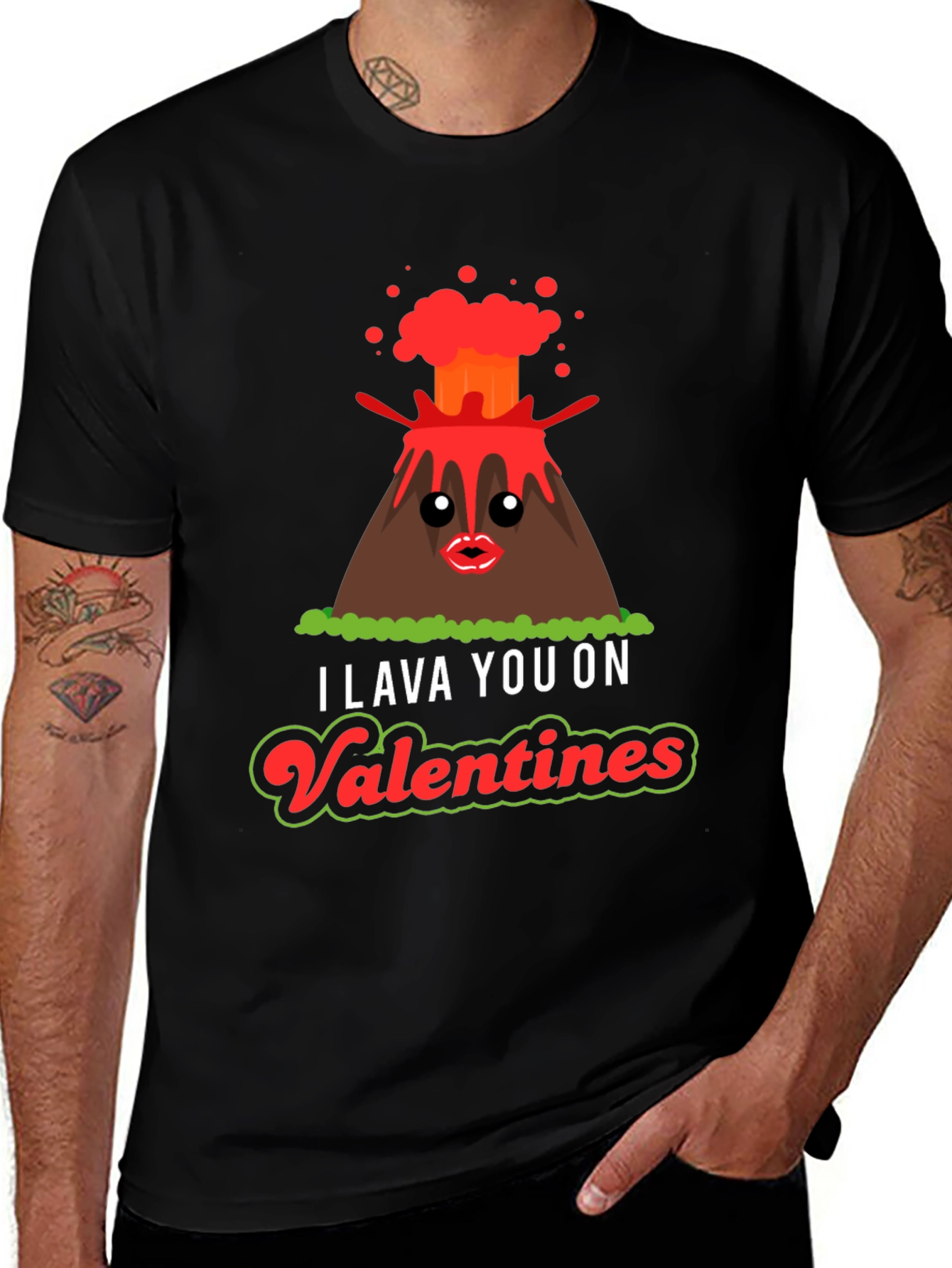 I Lava You On Valentines T-Shirt