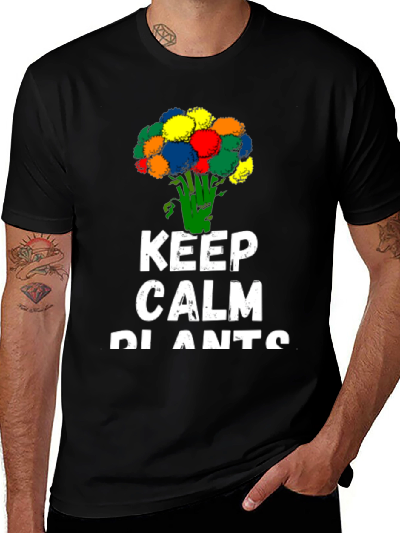 Variant 14 of Keep Calm Eat Plants T-Shirt