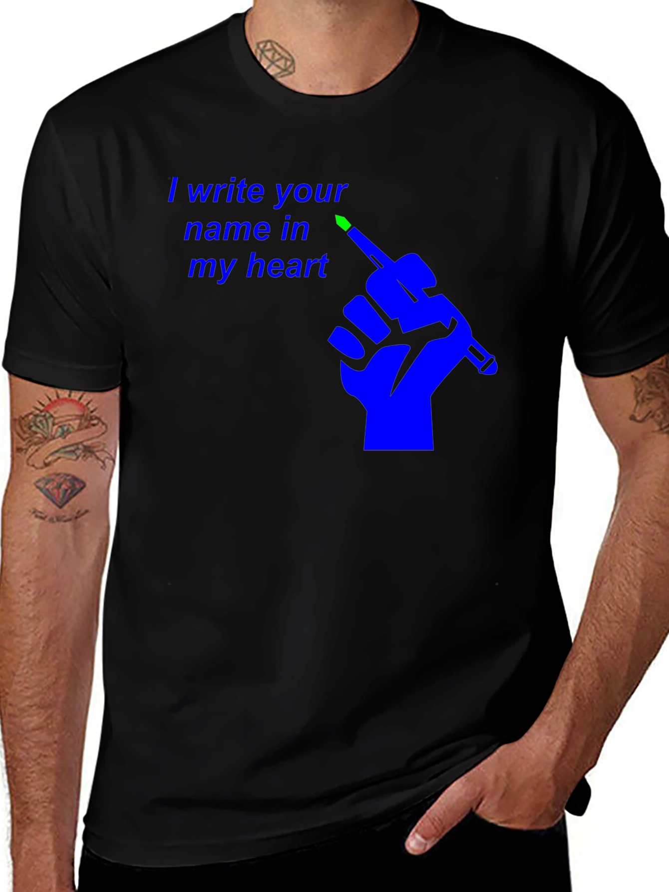 Variant 29 of I Write Your Name in My Heart T-Shirt