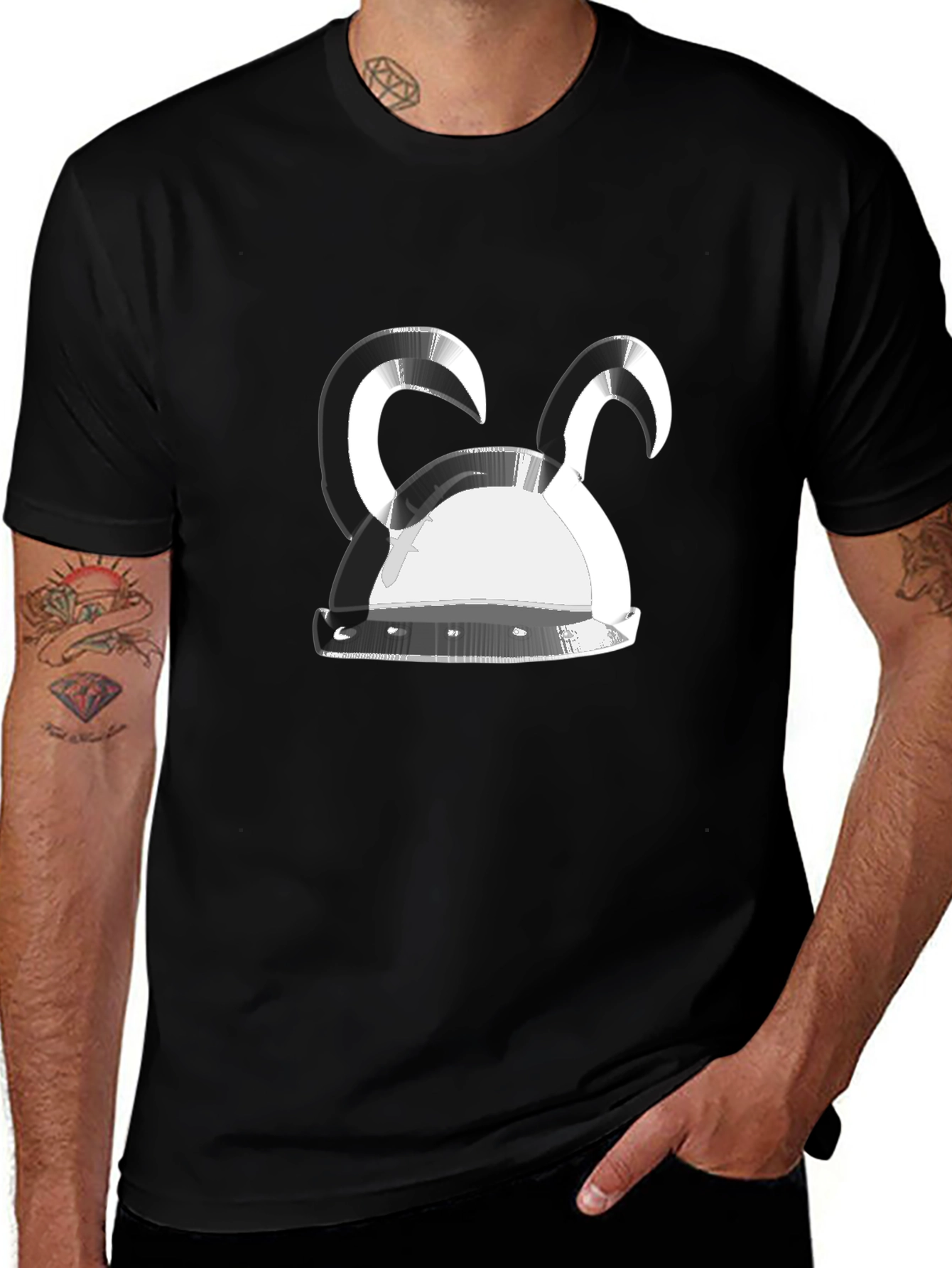 Variant 25 of Kettle Graphic Tee - Black Short Sleeve T-Shirt