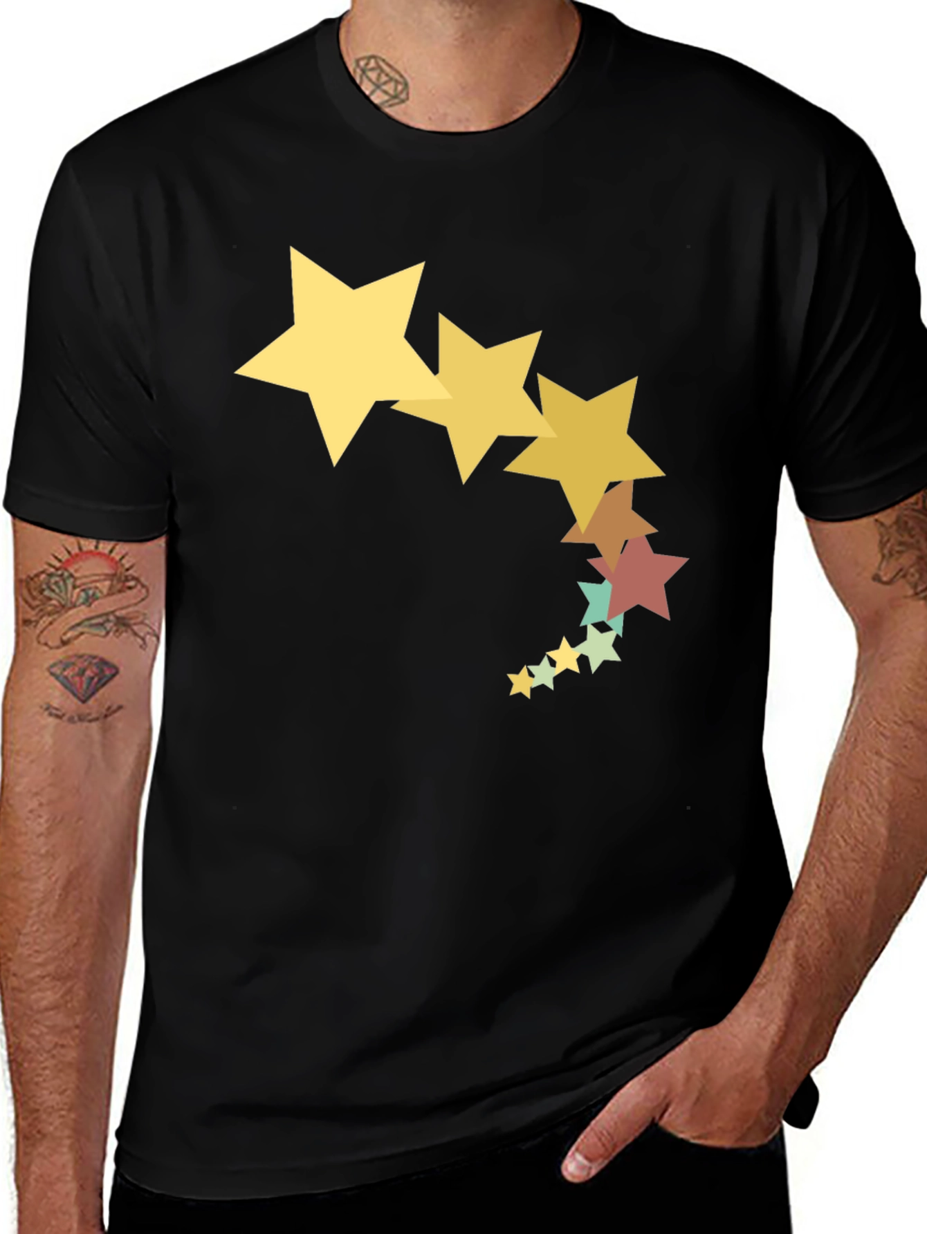 Variant 11 of Starry Night T-Shirt - Stylish Graphic Tee