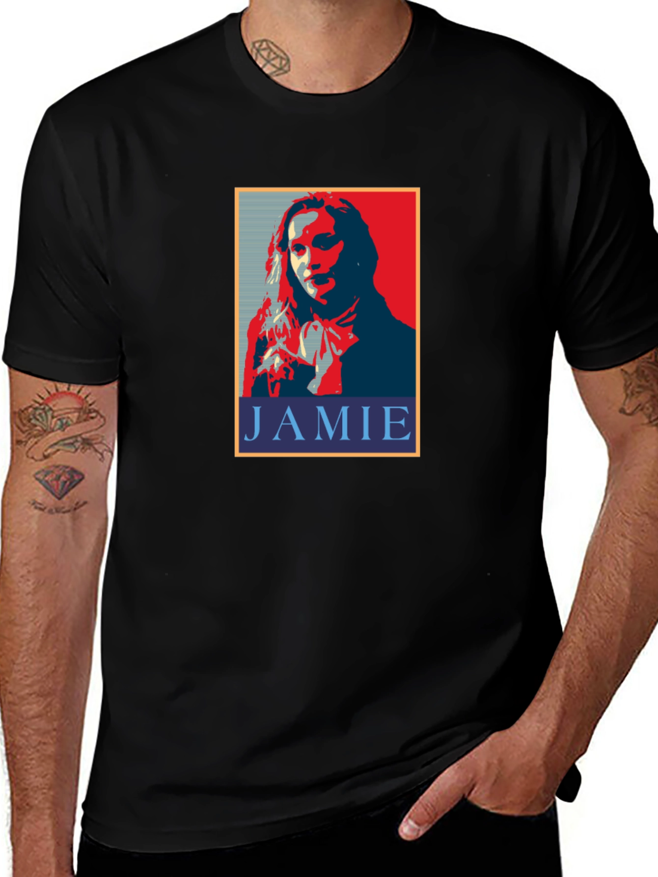 Variant 11 of Jamie Portrait Black T-Shirt 